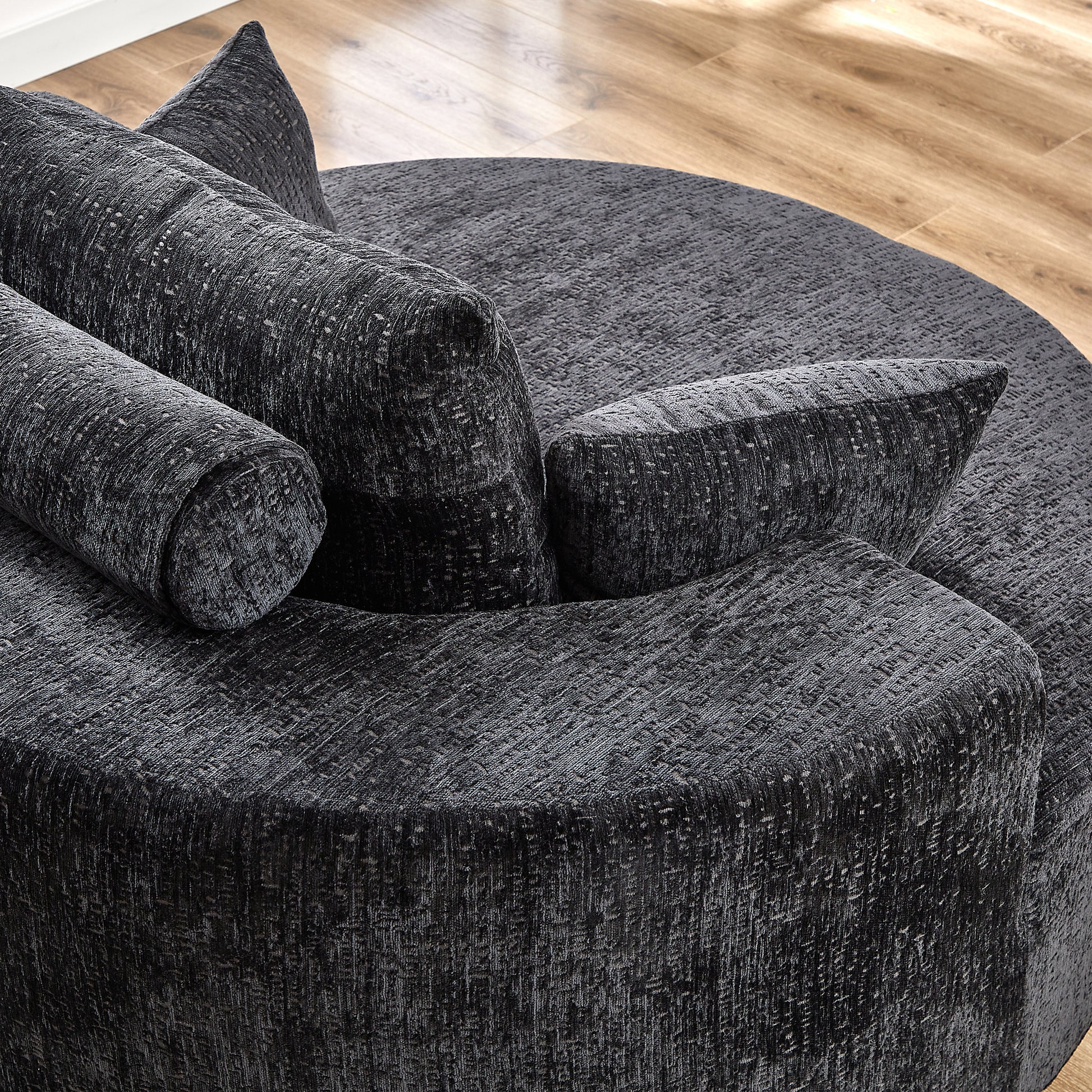 Soft Fabric Sleeper Chair Stylish Modern Single Sofa for Living Room Bedroom and Lounge