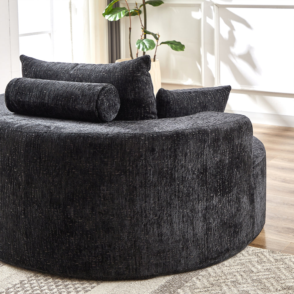 Soft Fabric Sleeper Chair Stylish Modern Single Sofa for Living Room Bedroom and Lounge