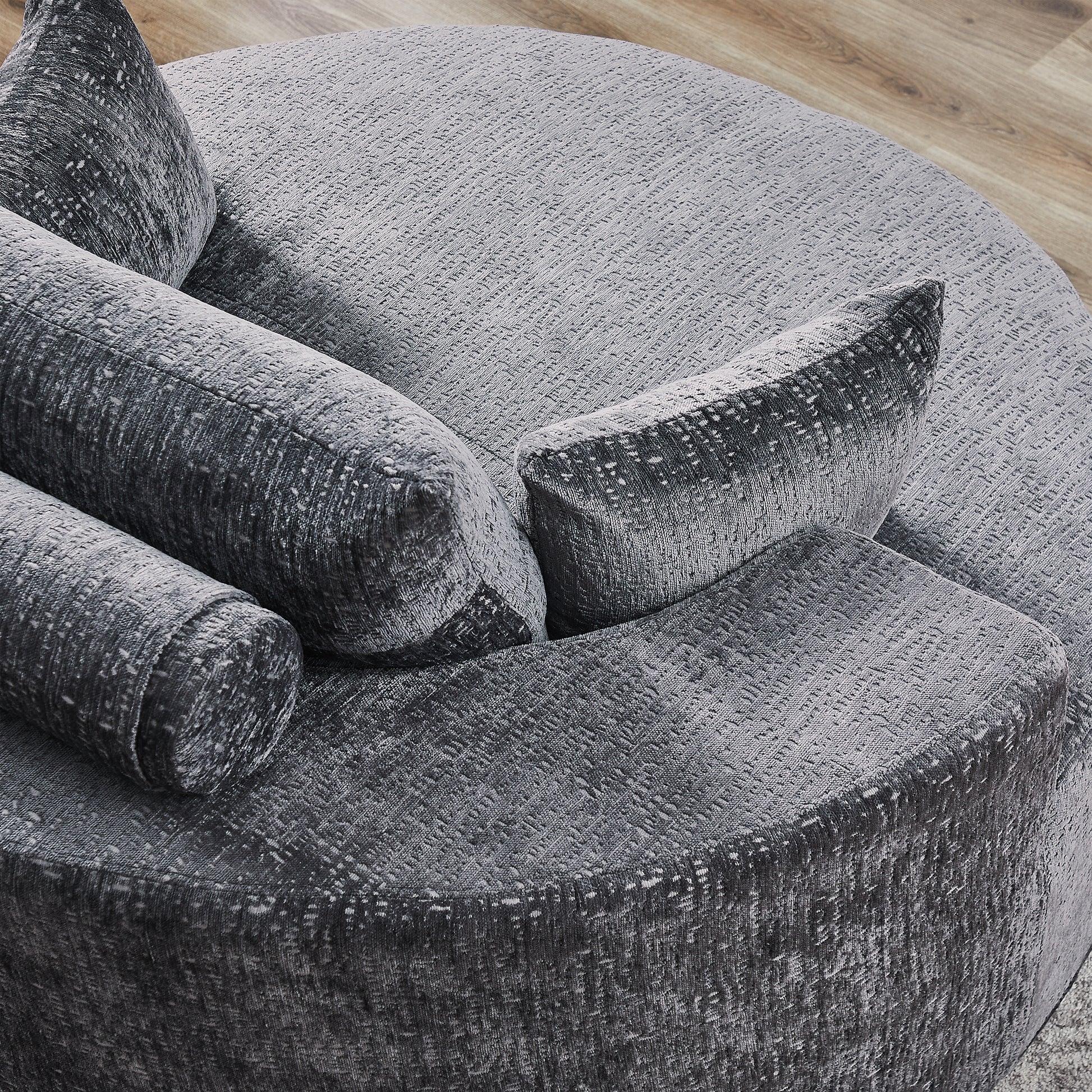 Cozy Fluffy Sleeper Chair Comfortable Single Sofa for Home Lounge and Projection Room