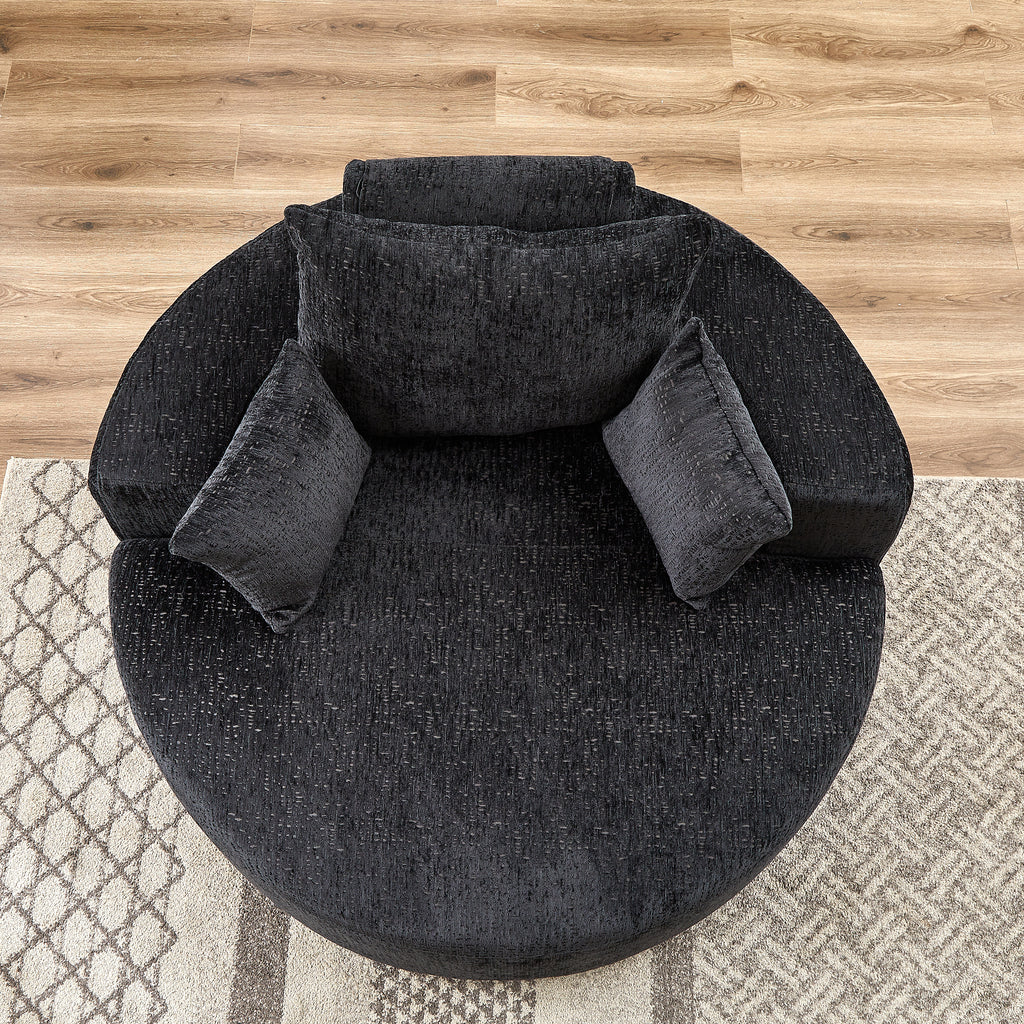 Soft Fabric Sleeper Chair Stylish Modern Single Sofa for Living Room Bedroom and Lounge