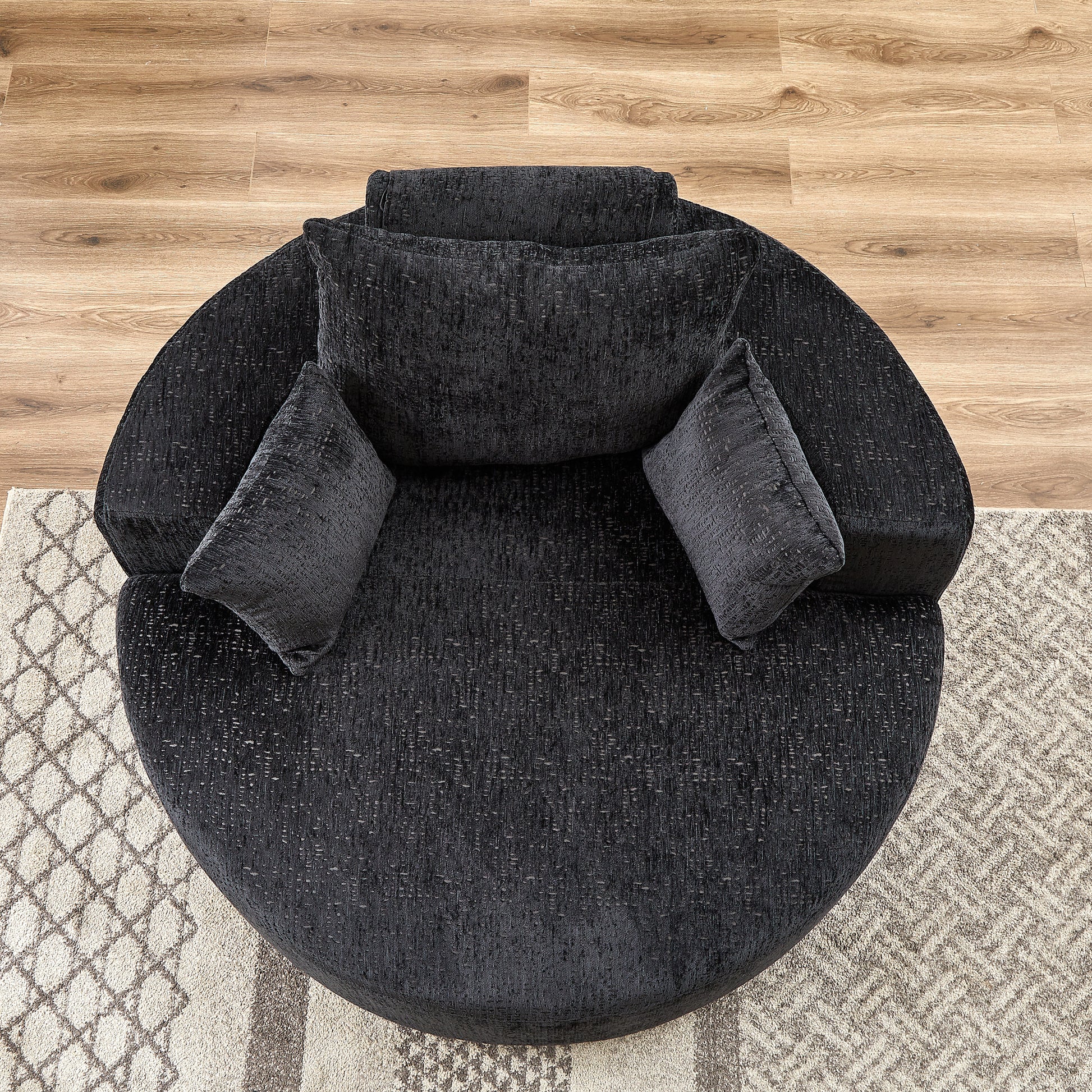 Soft Fabric Sleeper Chair Stylish Modern Single Sofa for Living Room Bedroom and Lounge