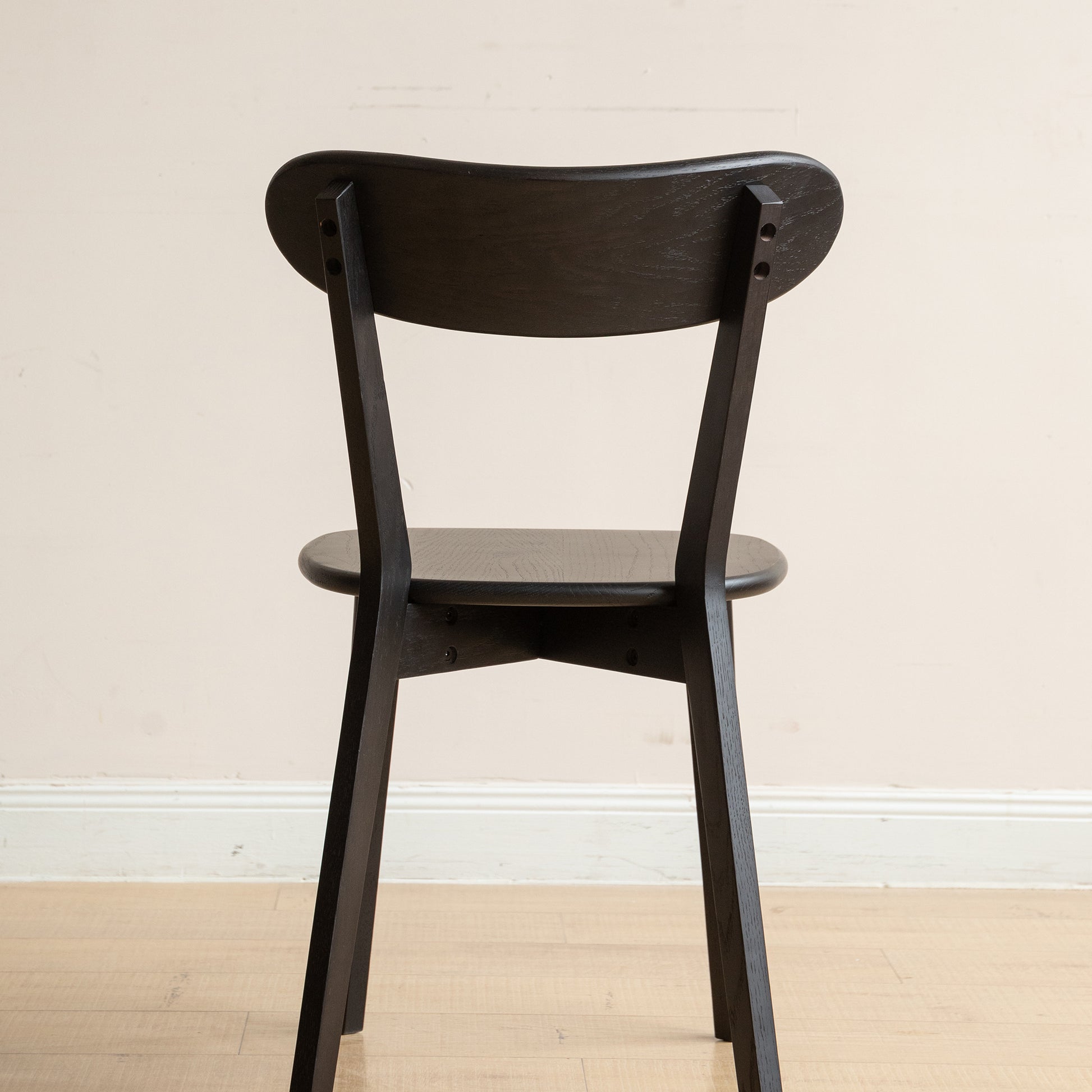 Classic Solid Oak Wood Dining Chair Minimalist Seats 47.5x55.5x78cm