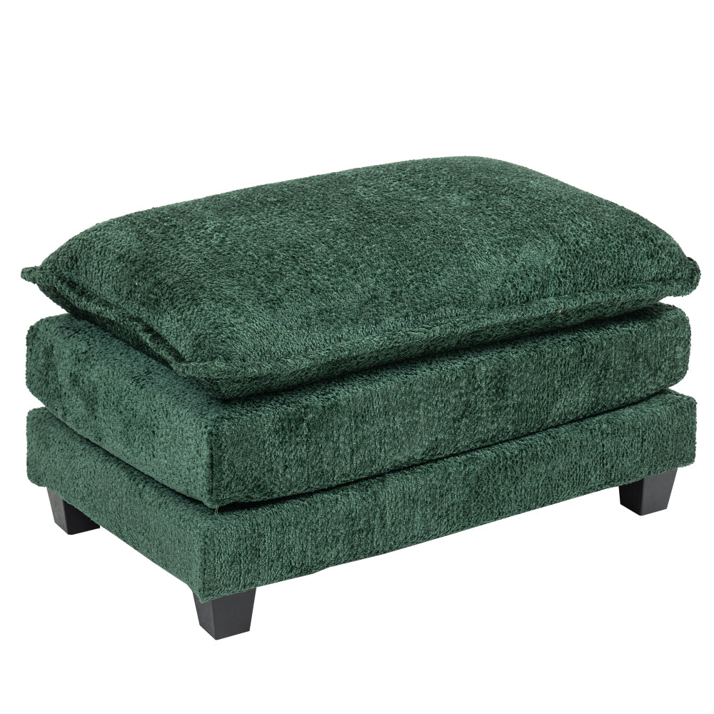 Chic Crate - 55.32*39.76" Oversized Sofa Indoor,Portable ottoman,Boucle Single Sofa Bed with Wider seat,Double deep cushion,Strong wrapping of thick armrests for Living Room,Bedroom.3 Colors.
