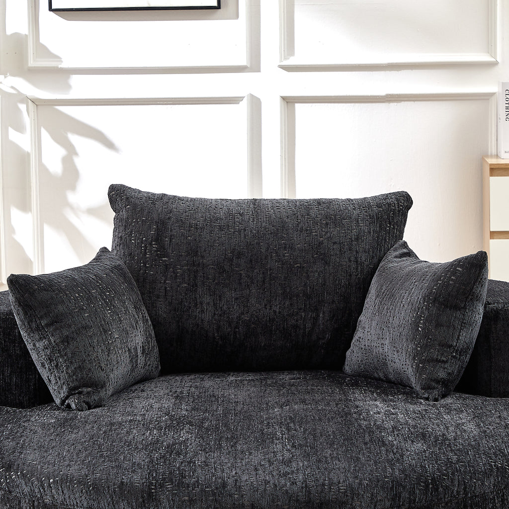 Soft Fabric Sleeper Chair Stylish Modern Single Sofa for Living Room Bedroom and Lounge