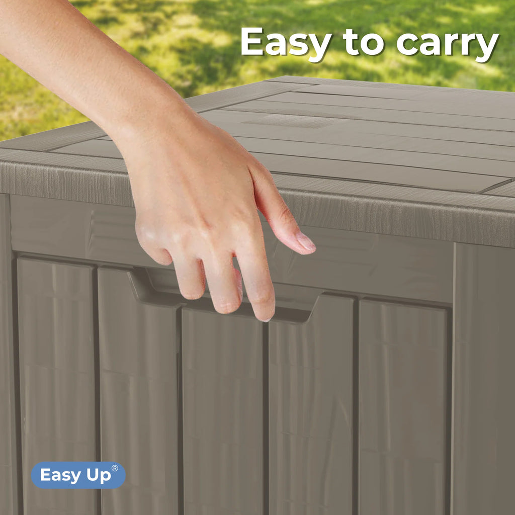 Chic Crate - 17.09'' W 30 Gallons Water Resistant Resin Lockable Deck Box