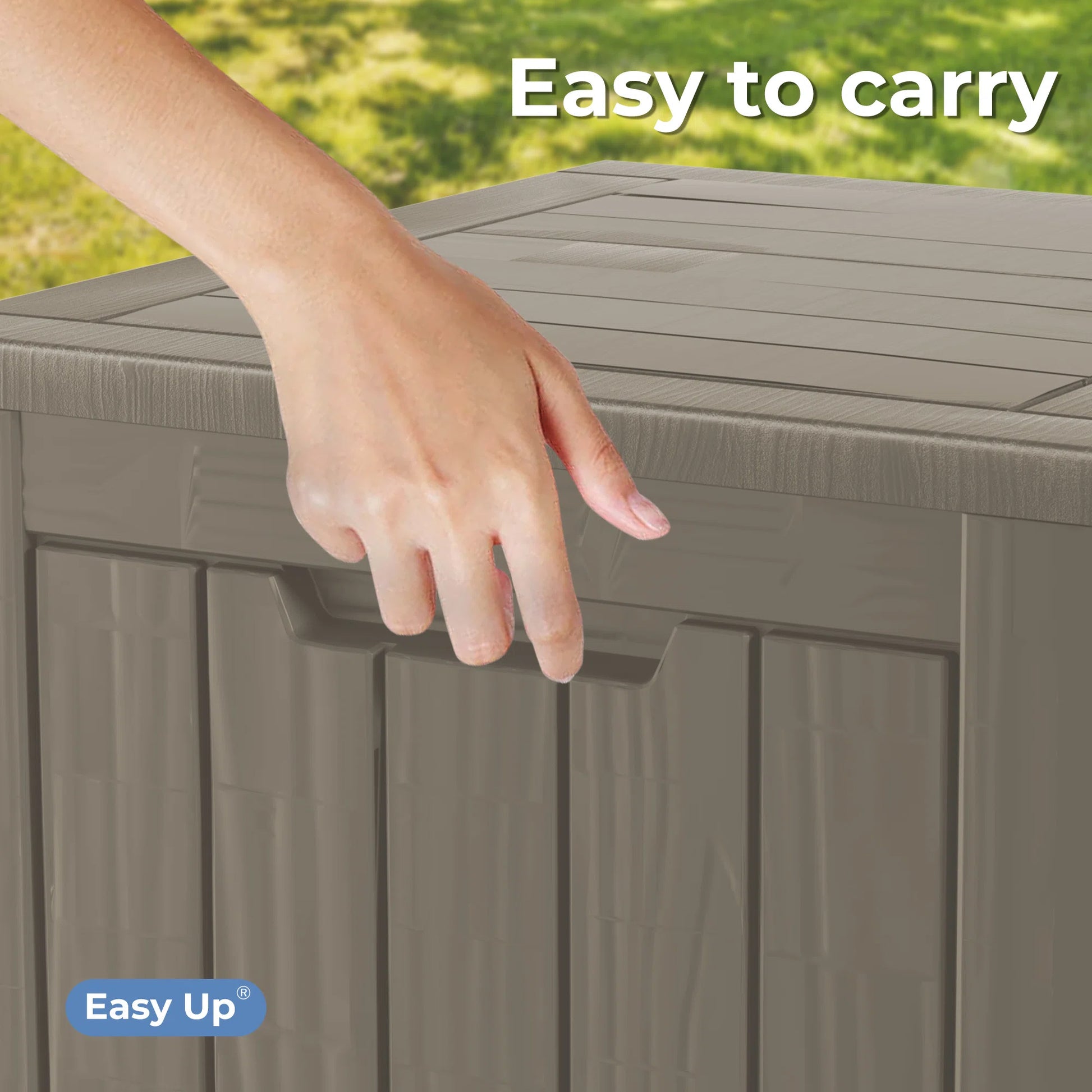 Chic Crate - 17.09'' W 30 Gallons Water Resistant Resin Lockable Deck Box