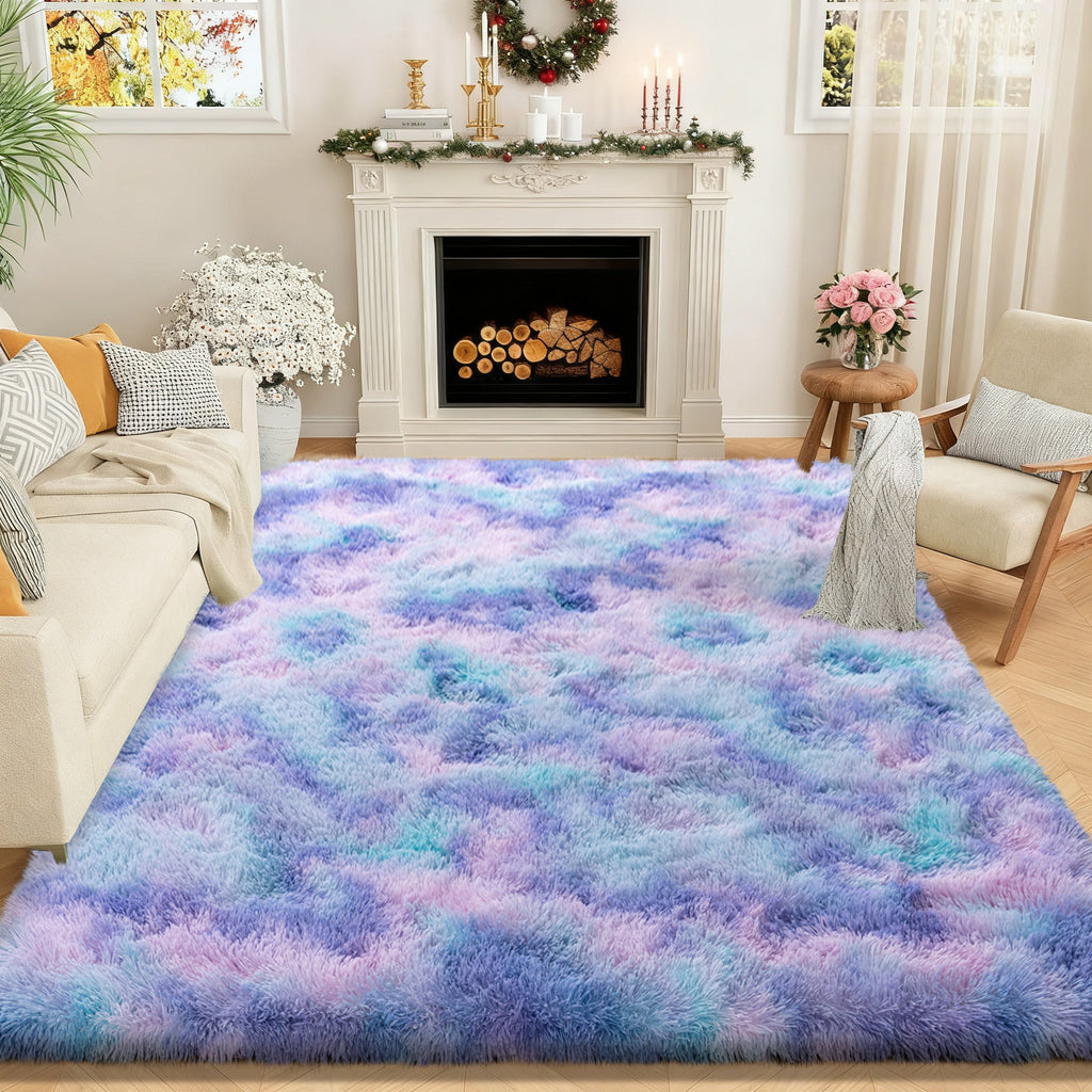 5x7ft Area Rugs for Bedroom, Soft Fluffy Shaggy Rug for Living Room Kids Room Home Decor