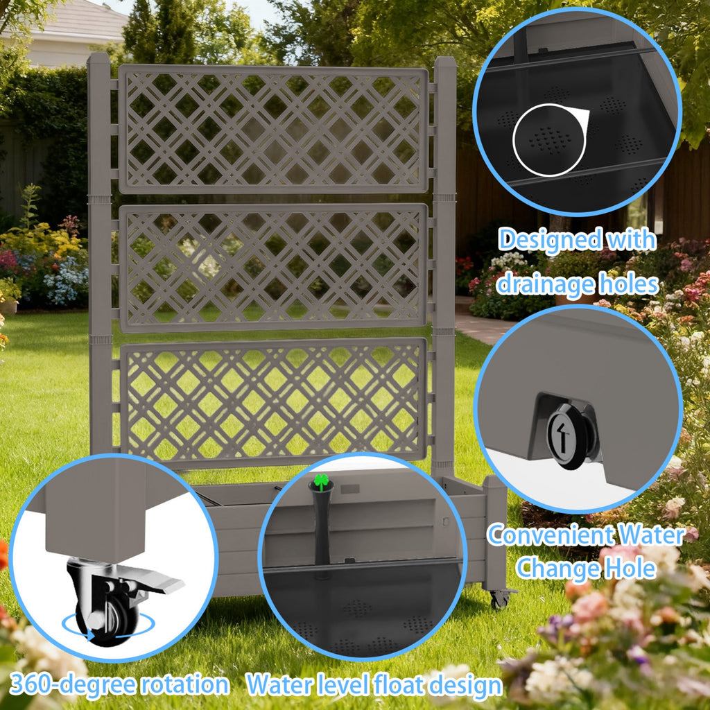 Garden Bed, Outdoor Planter Box for Vegetables, Flowers & Herbs, Raised Planter Multiple Sizes