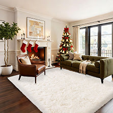 Area Rugs for Living Room Bedroom, Non-Slip Fluffy Soft Shag Carpet for Kids Home Dorm Decor