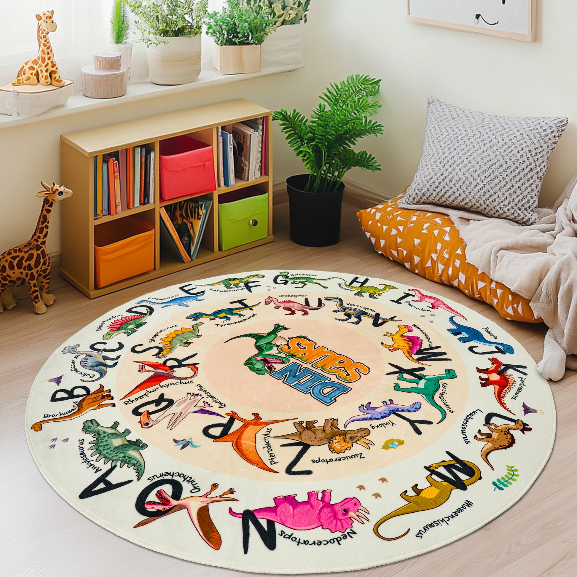 Kids ABC Educational Area Rugs For Kids Boys Girls Kindergarten Decorative Soft Crawling Floor Mats Children's Bedside Rugs