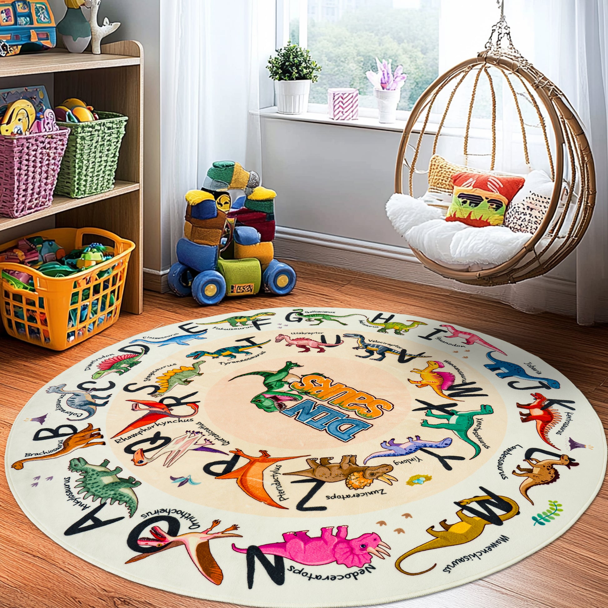 Kids ABC Educational Area Rugs For Kids Boys Girls Kindergarten Decorative Soft Crawling Floor Mats Children's Bedside Rugs