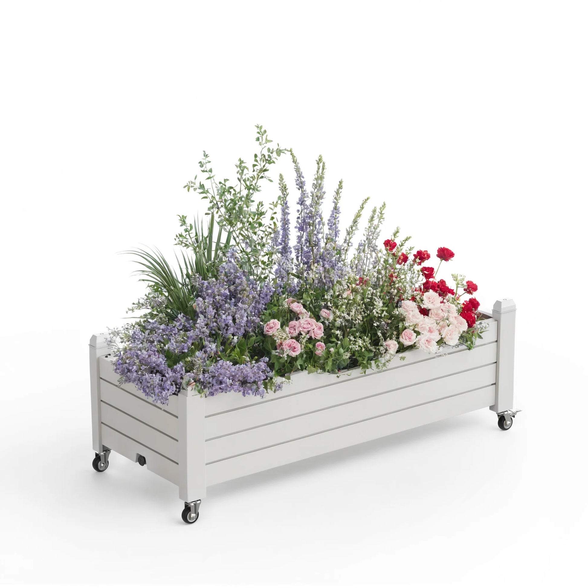 21Gallon Outdoor Planter Box, Garden Bed for Vegetables, Flowers & Herbs, Raised Planter