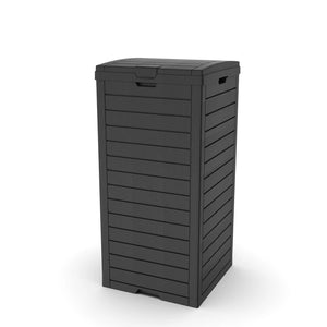 Chic Crate-Resin Manual Lift Outdoor Trash/Recycling Bins - 31 Gallons