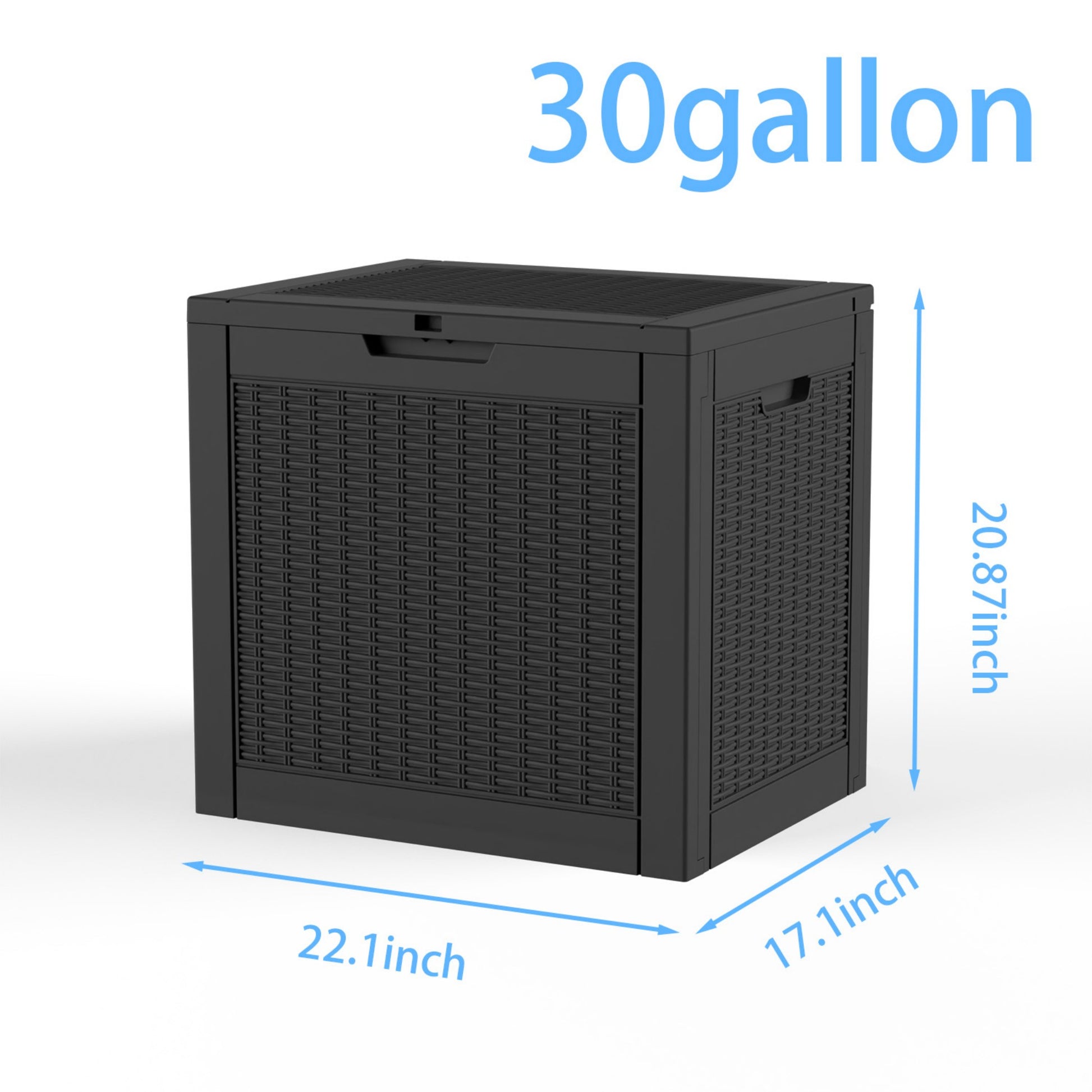 Water Resistant Resin Lockable Deck Box