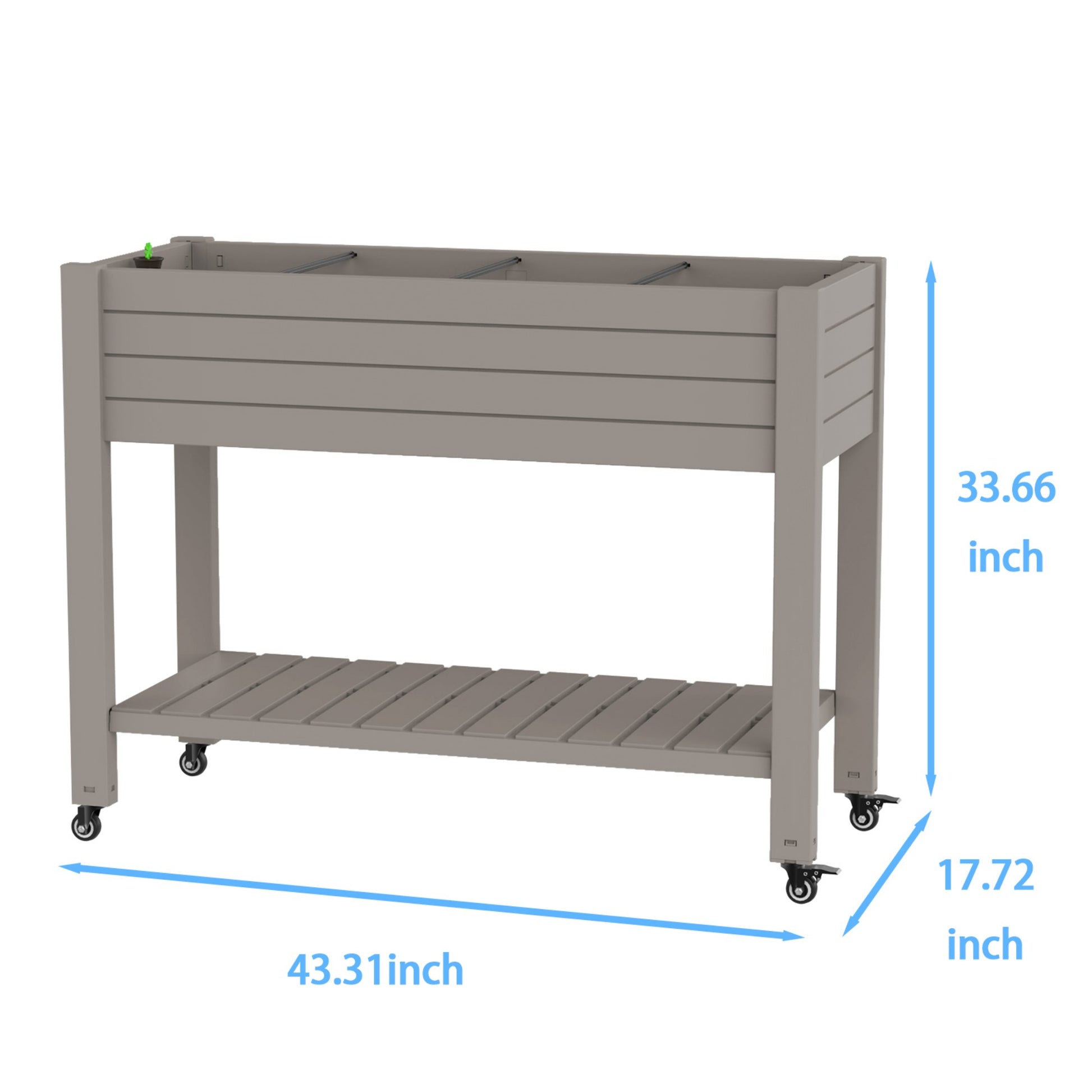 Garden Bed, Outdoor Planter Box for Vegetables, Flowers & Herbs, Raised Planter Multiple Sizes