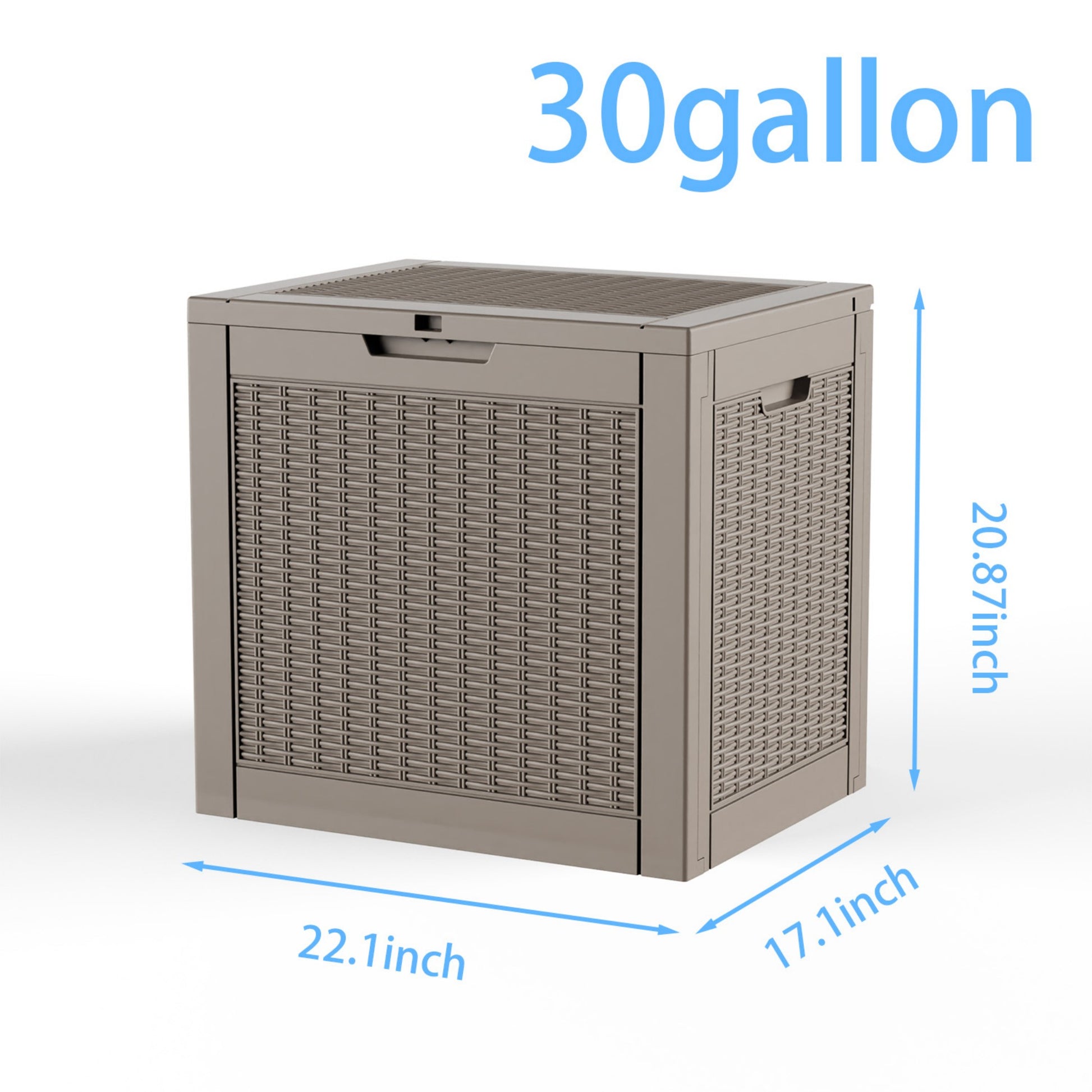Water Resistant Resin Lockable Deck Box