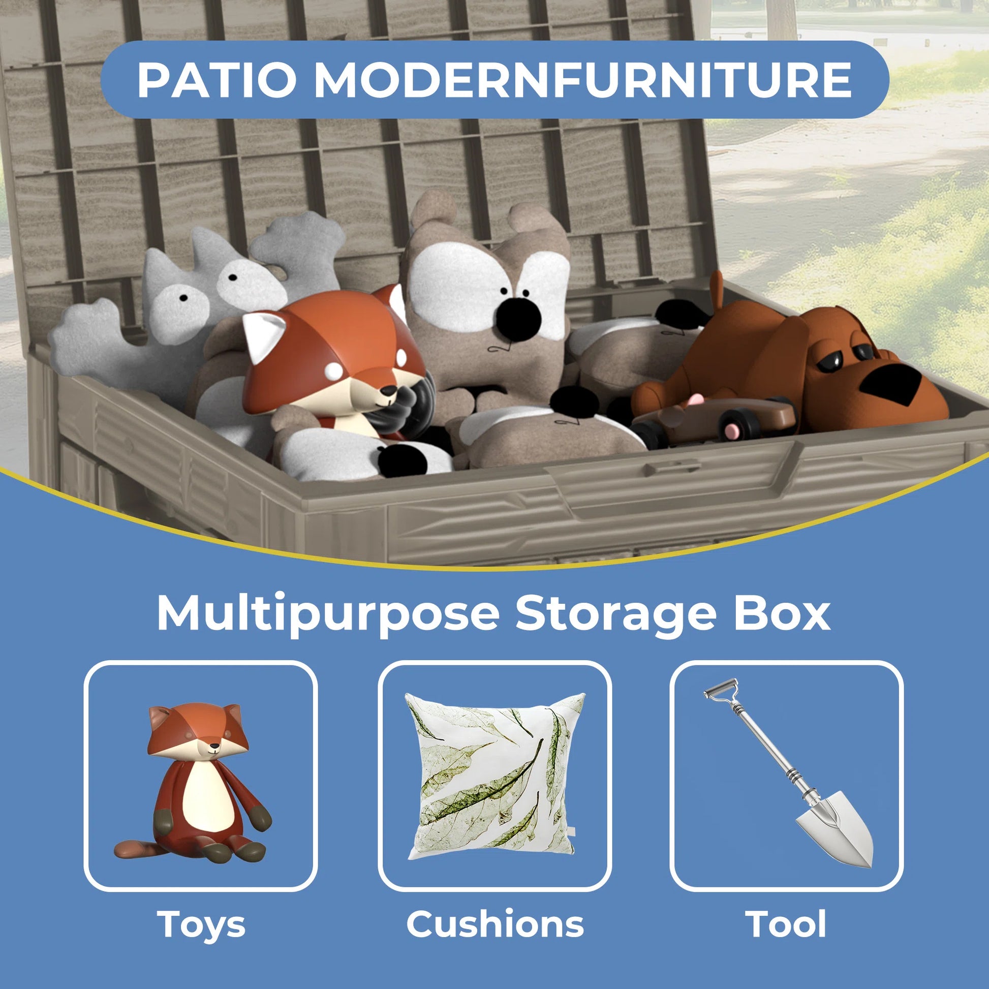 Chic Crate - 17.09'' W 30 Gallons Water Resistant Resin Lockable Deck Box