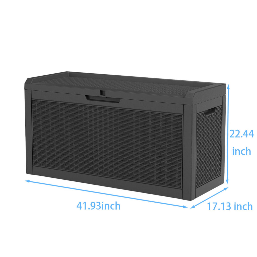 Water Resistant Resin Lockable Deck Box