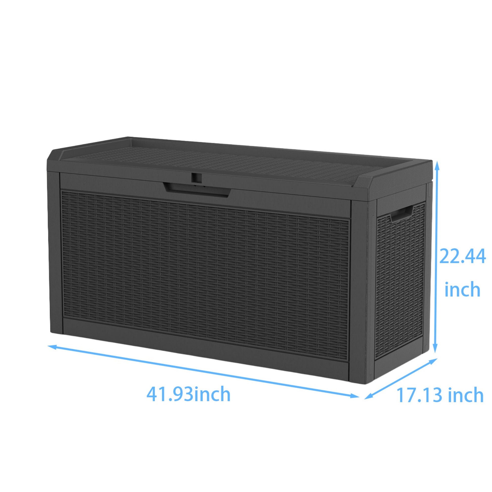 Water Resistant Resin Lockable Deck Box