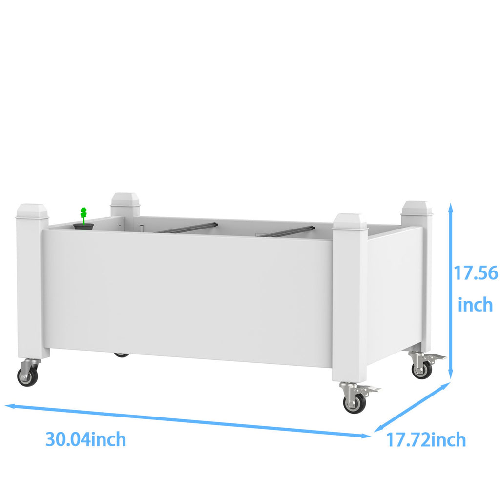 Garden Bed, Outdoor Planter Box for Vegetables, Flowers & Herbs, Raised Planter Multiple Sizes