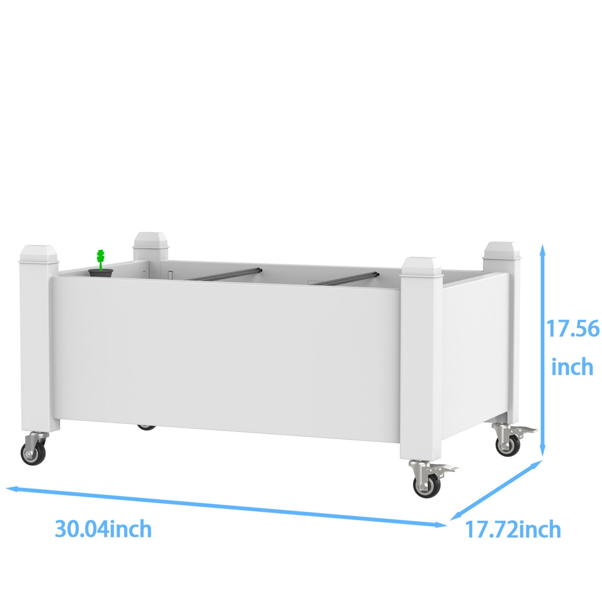 Garden Bed, Outdoor Planter Box for Vegetables, Flowers & Herbs, Raised Planter Multiple Sizes