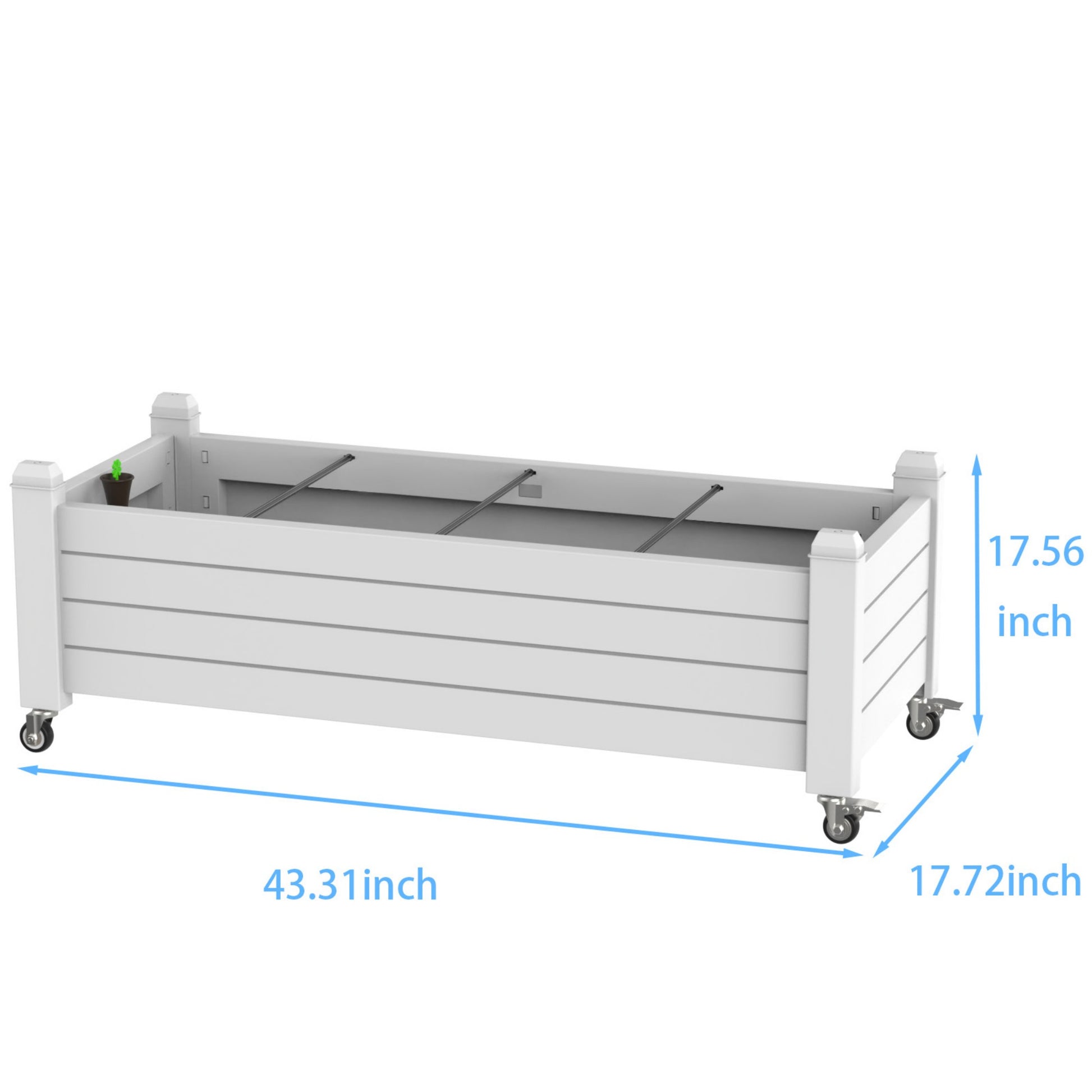Garden Bed, Outdoor Planter Box for Vegetables, Flowers & Herbs, Raised Planter Multiple Sizes