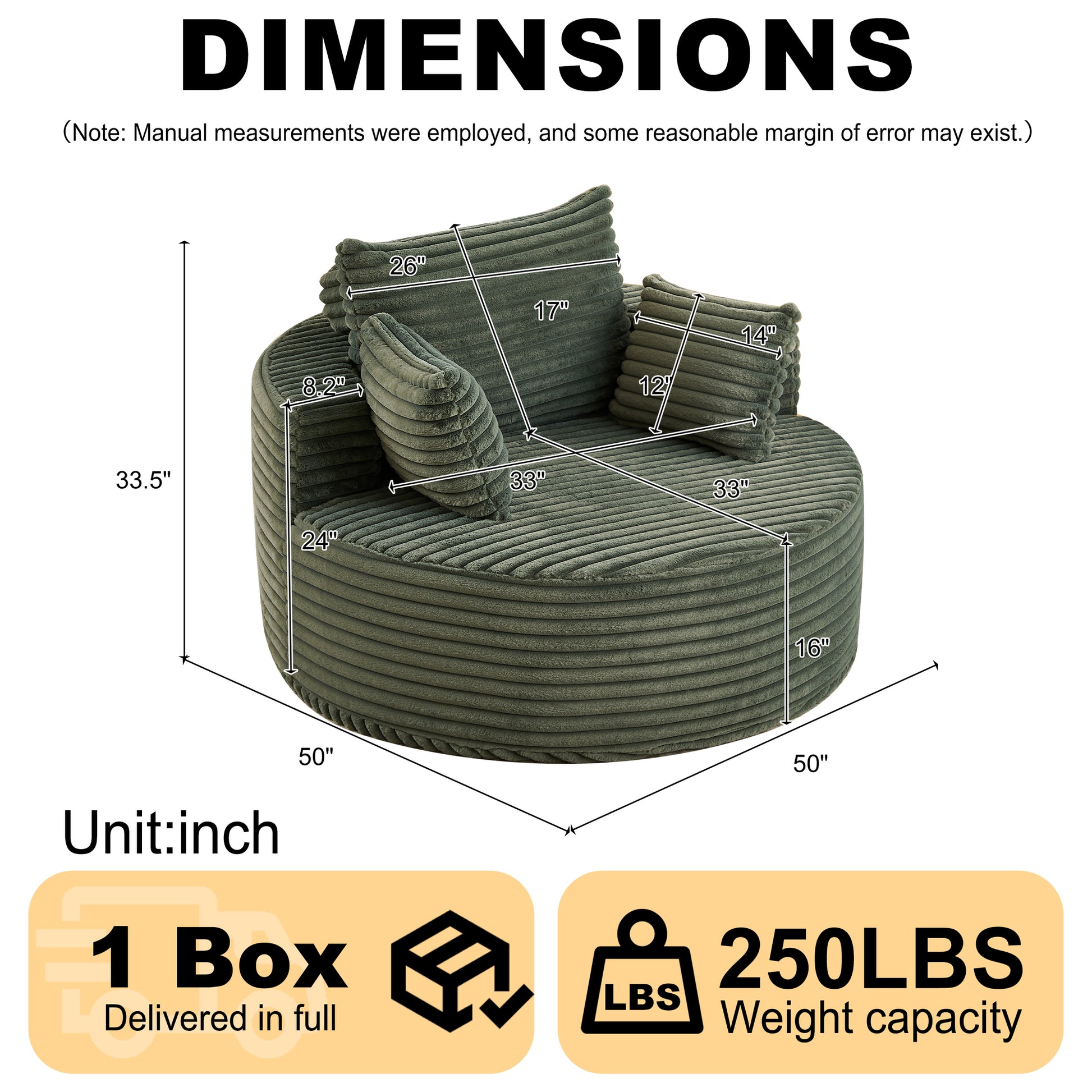 Ultra Soft Fluffy Sleeper Chair Comfort Single Sofa for Living Room Bedroom and Lounge