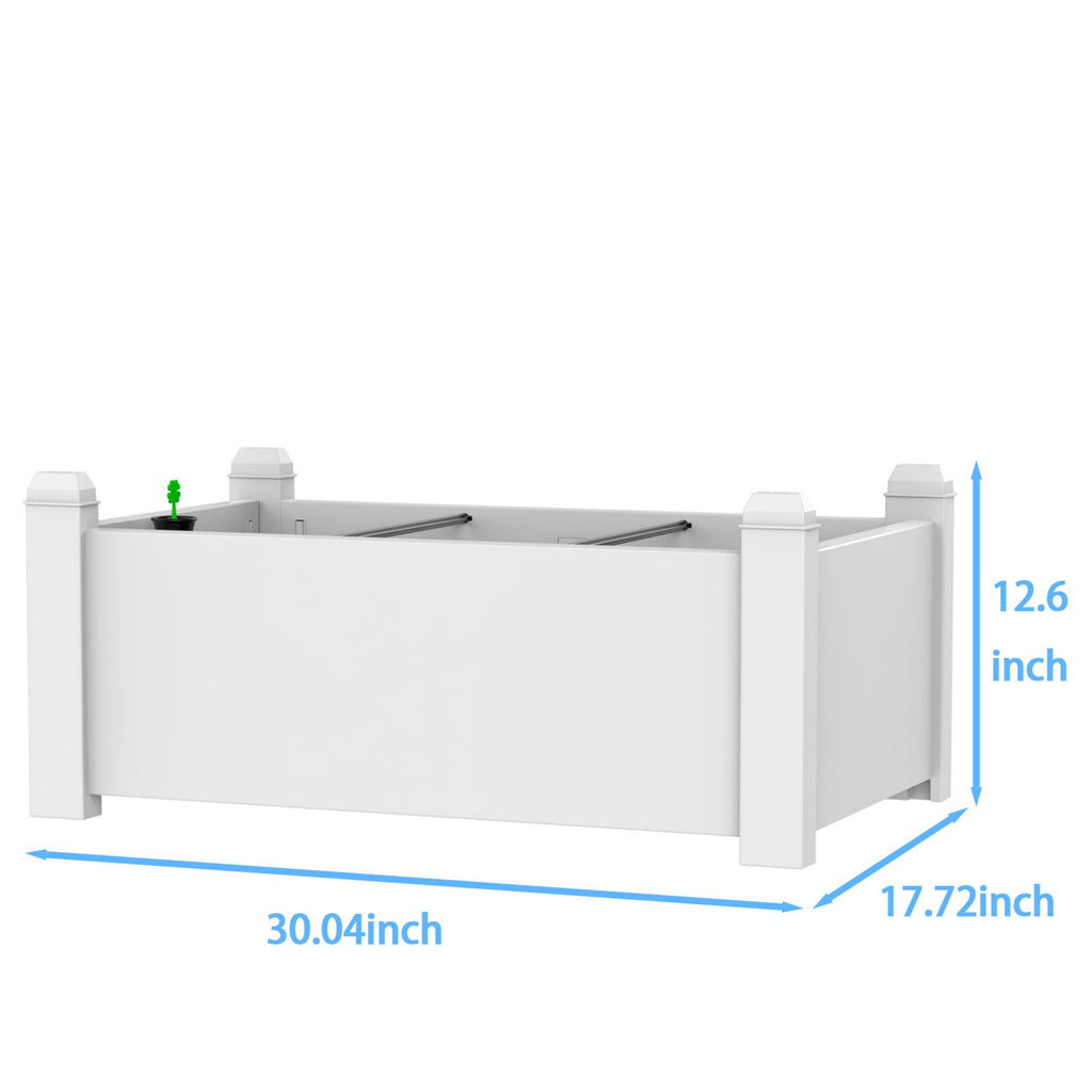 Garden Bed, Outdoor Planter Box for Vegetables, Flowers & Herbs, Raised Planter Multiple Sizes
