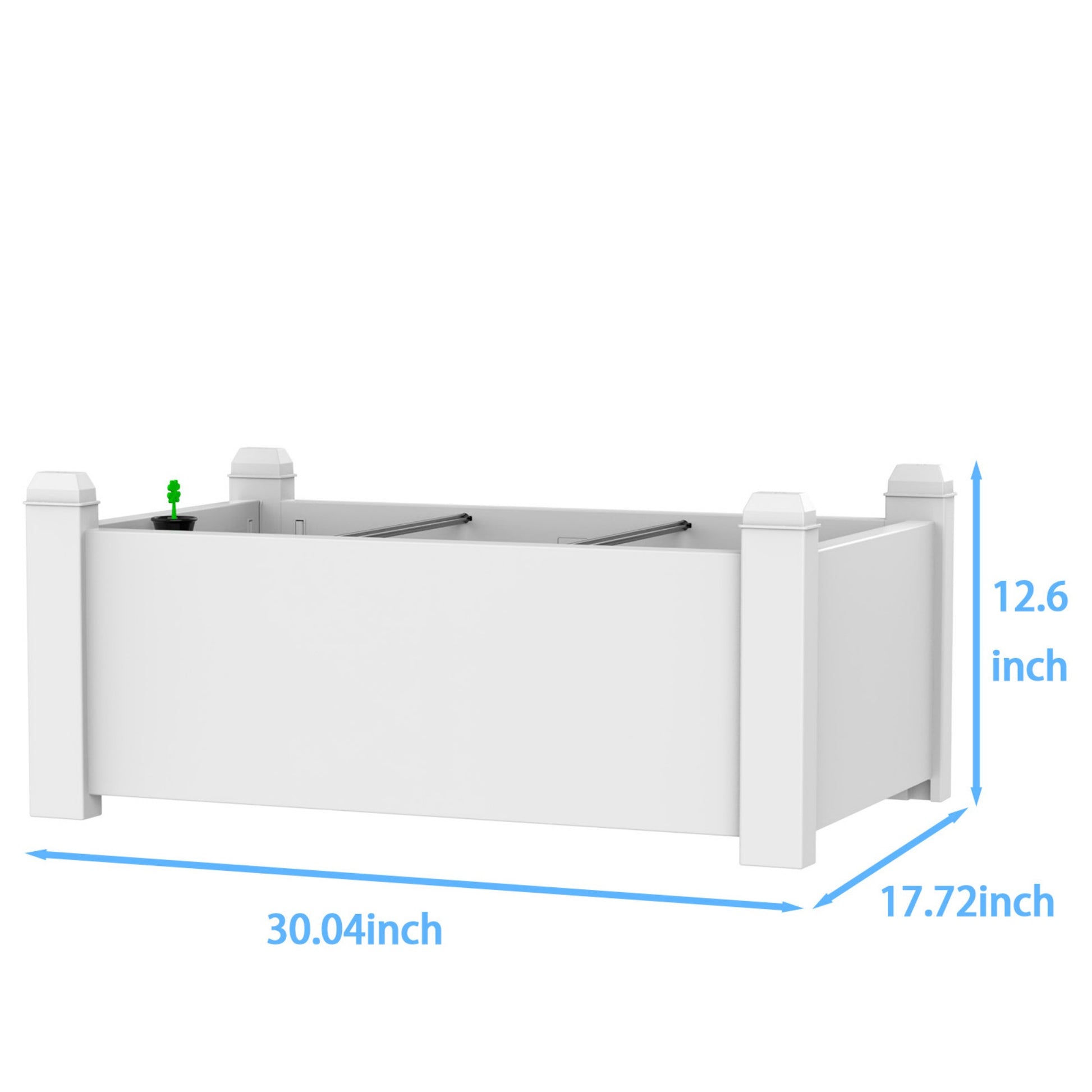 Garden Bed, Outdoor Planter Box for Vegetables, Flowers & Herbs, Raised Planter Multiple Sizes