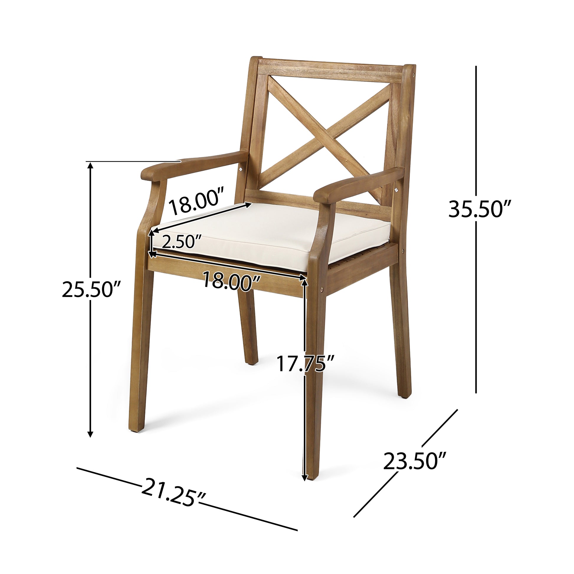 Outdoor Wicker Dining Chairs Set of 2 All-Weather Patio Chairs for Garden