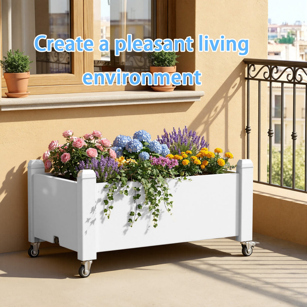 Garden Bed, Outdoor Planter Box for Vegetables, Flowers & Herbs, Raised Planter Multiple Sizes