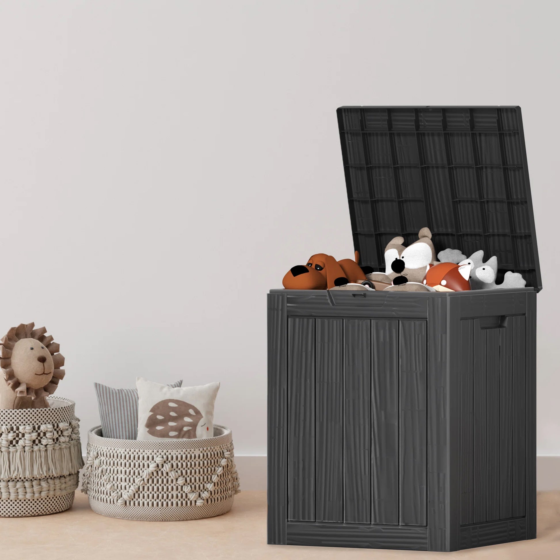 Chic Crate - 18.11'' W 28 Gallons Water Resistant Resin Lockable Deck Box