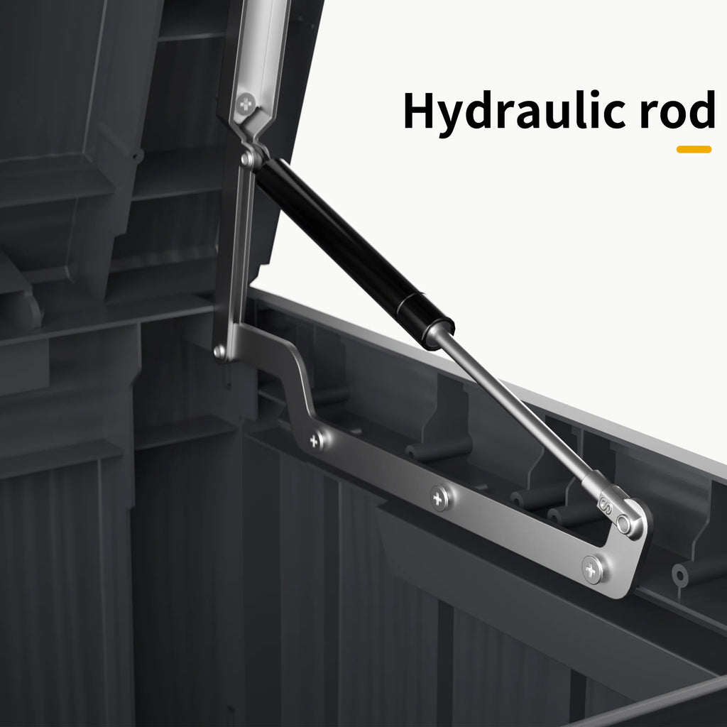 Chic Crate - 46.3'' W 80 Gallons Water Resistant Resin Lockable Deck Box