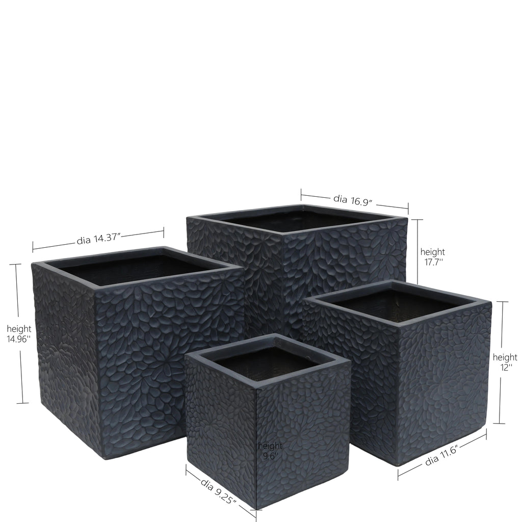Galvanized Steel Raised Garden Bed Kit Metal Planter Box for Growing Vegetables Flowers Herbs