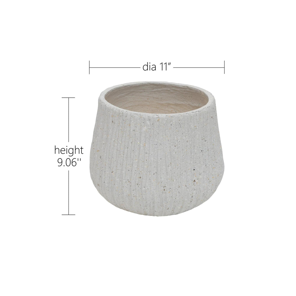 Decorative MGO Planter Urn Classic Design Plant Pot for Indoor Outdoor Garden Landscape