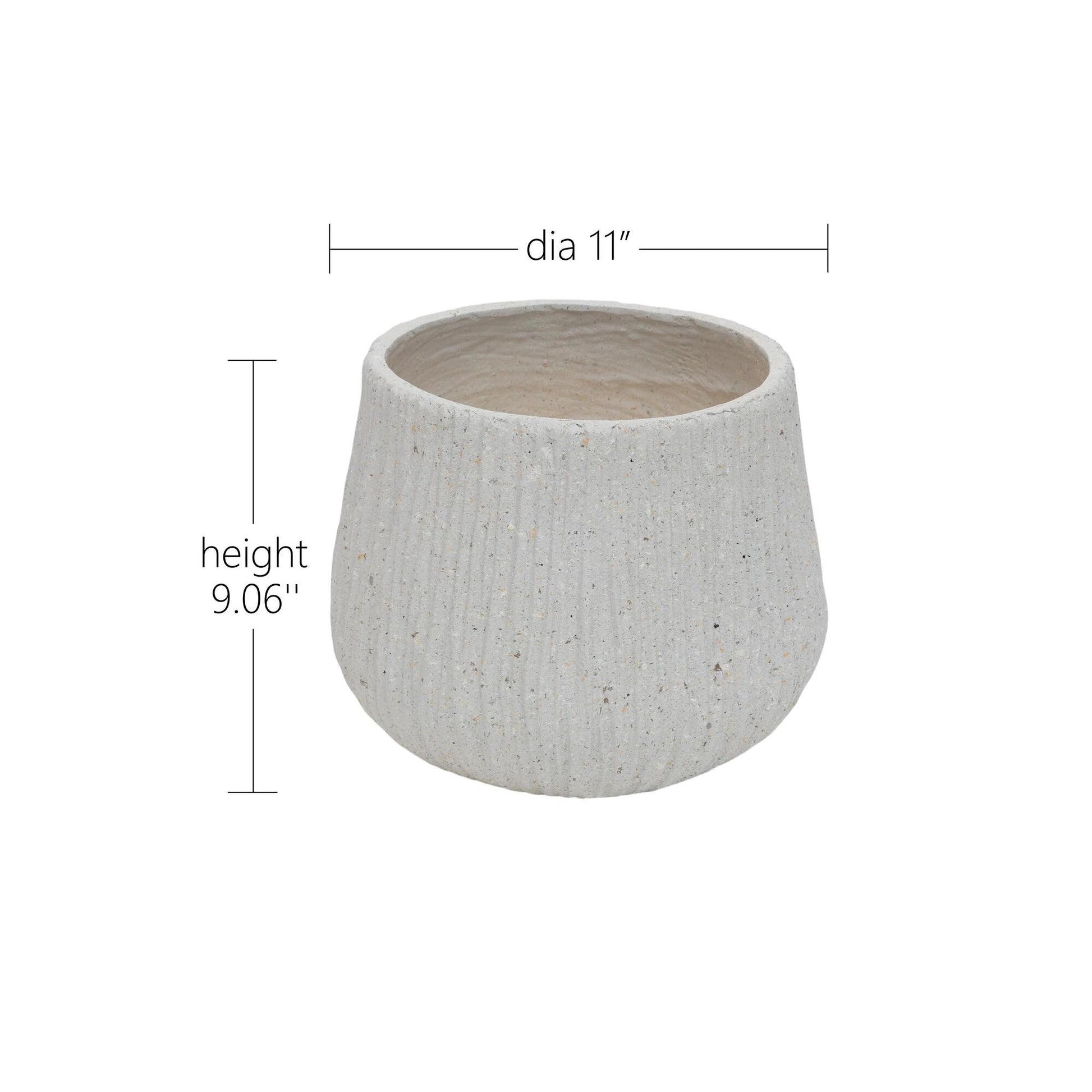 Decorative MGO Planter Urn Classic Design Plant Pot for Indoor Outdoor Garden Landscape