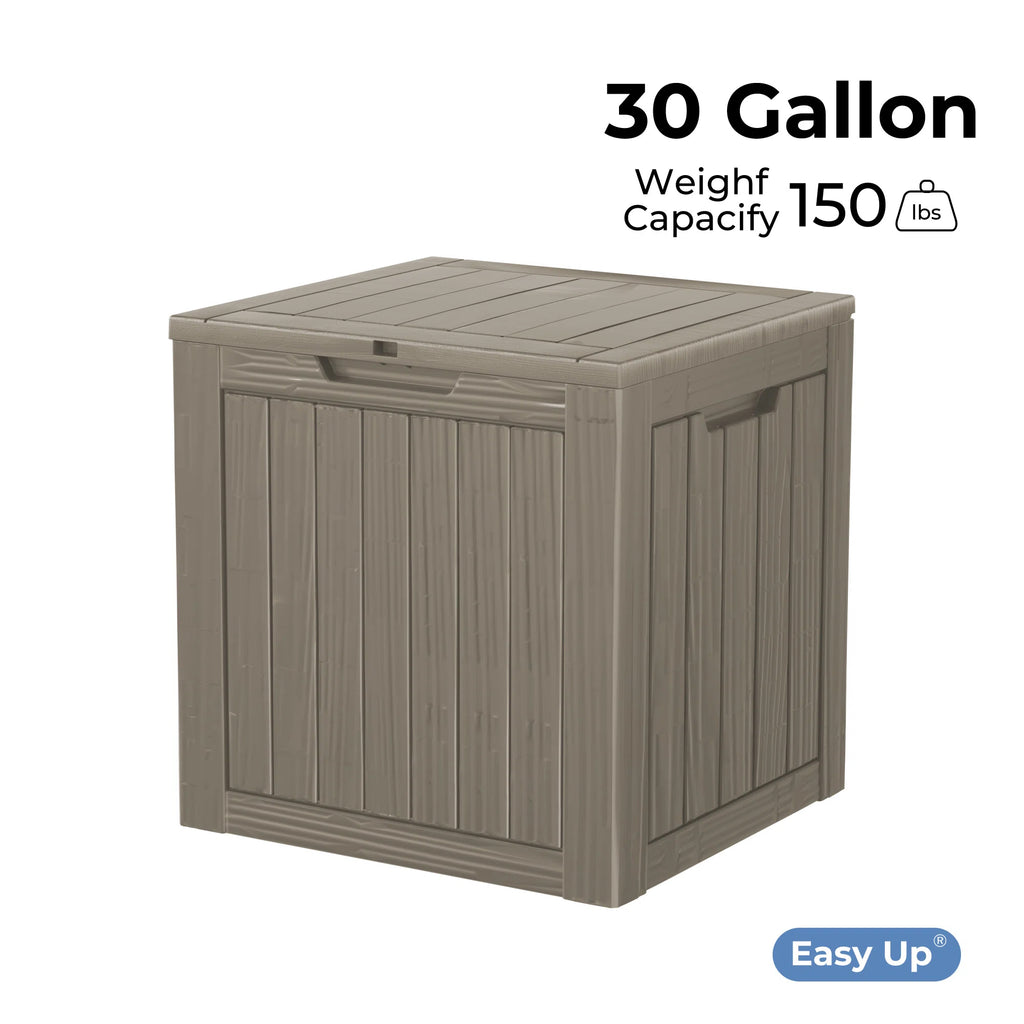 Chic Crate - 17.09'' W 30 Gallons Water Resistant Resin Lockable Deck Box