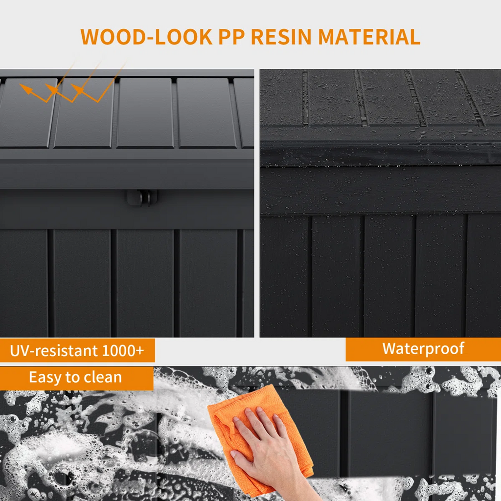 Chic Crate-50 Gallon Plastic Deck Box