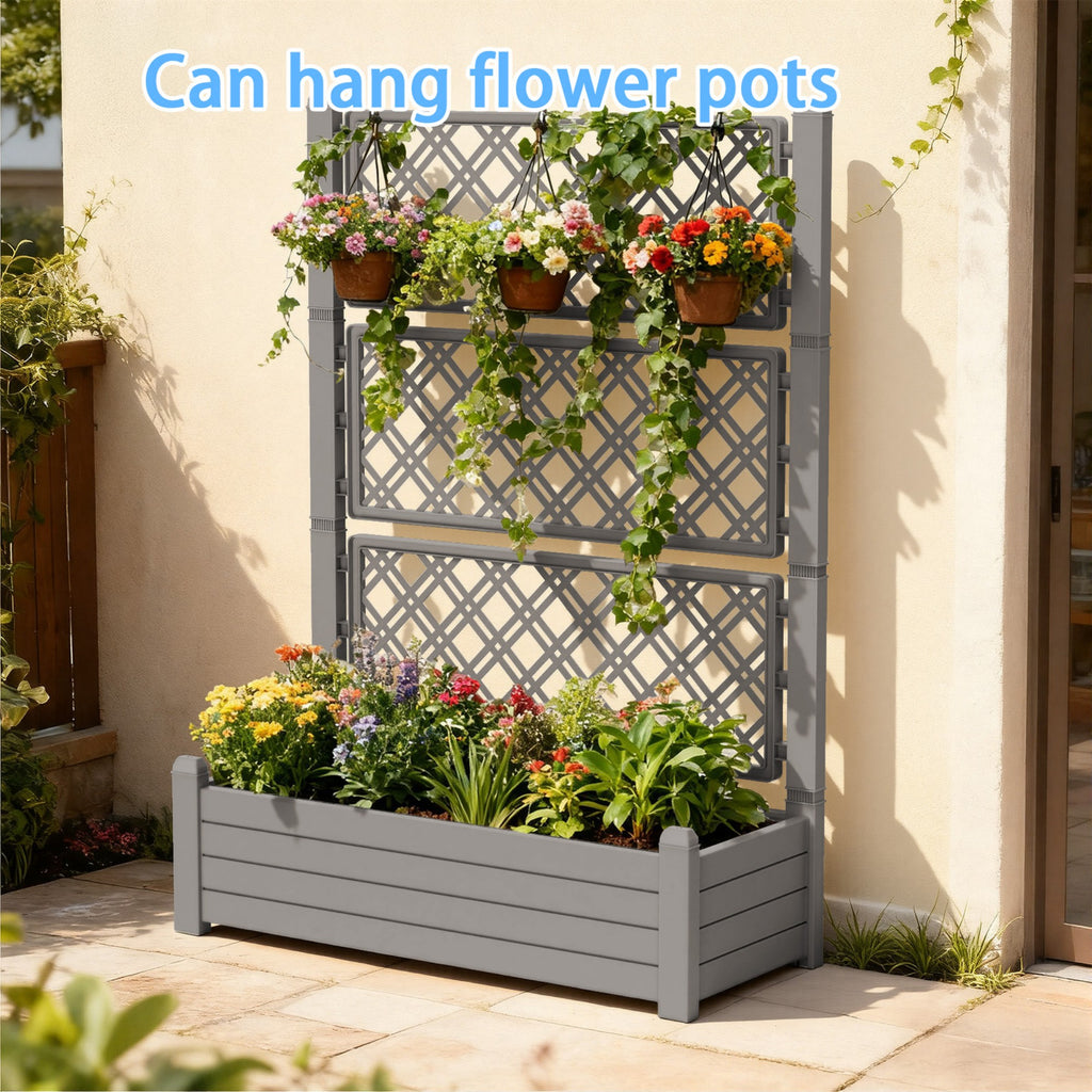 Garden Bed, Outdoor Planter Box for Vegetables, Flowers & Herbs, Raised Planter Multiple Sizes