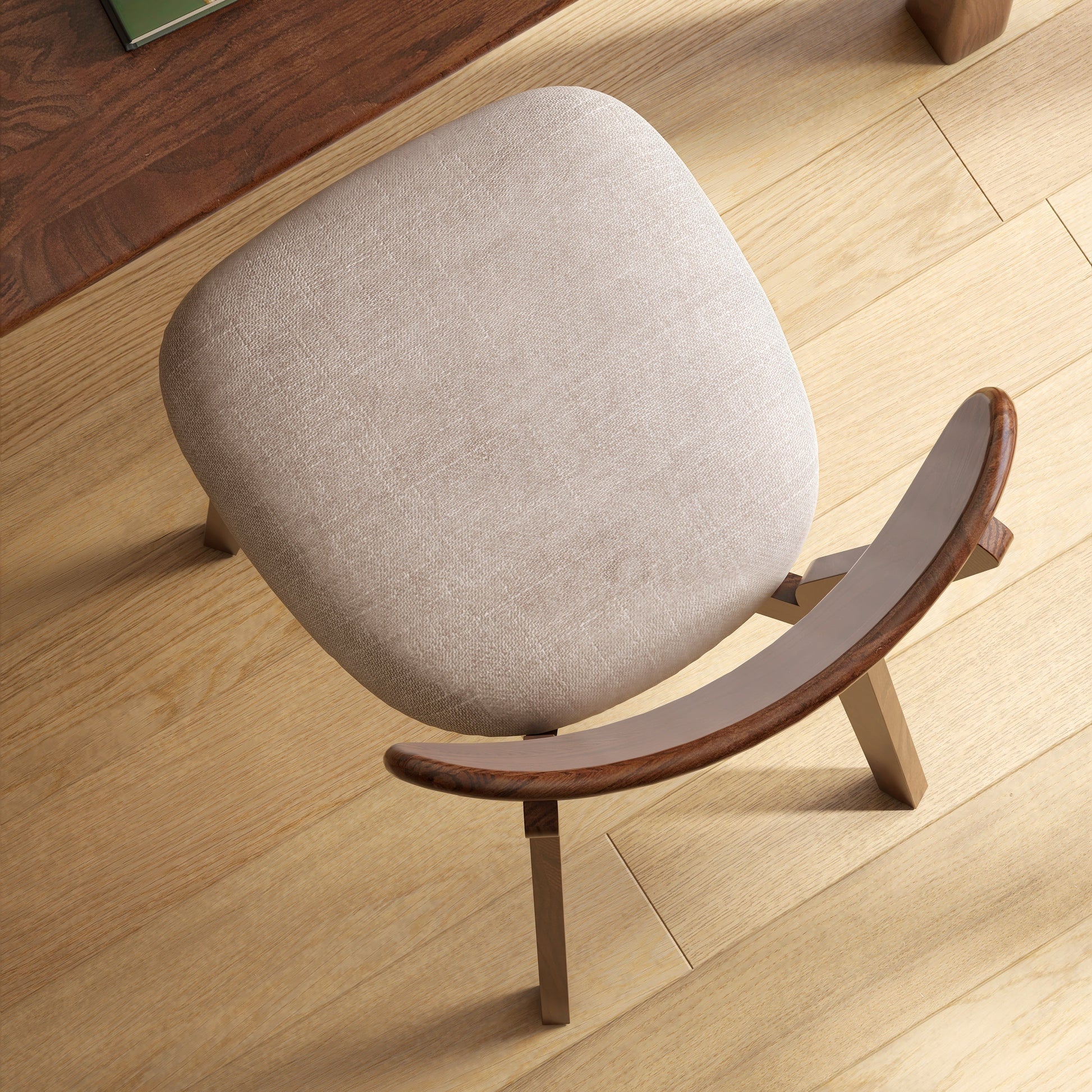 Set of 2/4 Solid Oak Wood Dining Chairs, Farmhouse Natural Wood Finish - 47.5x55.5x78cm