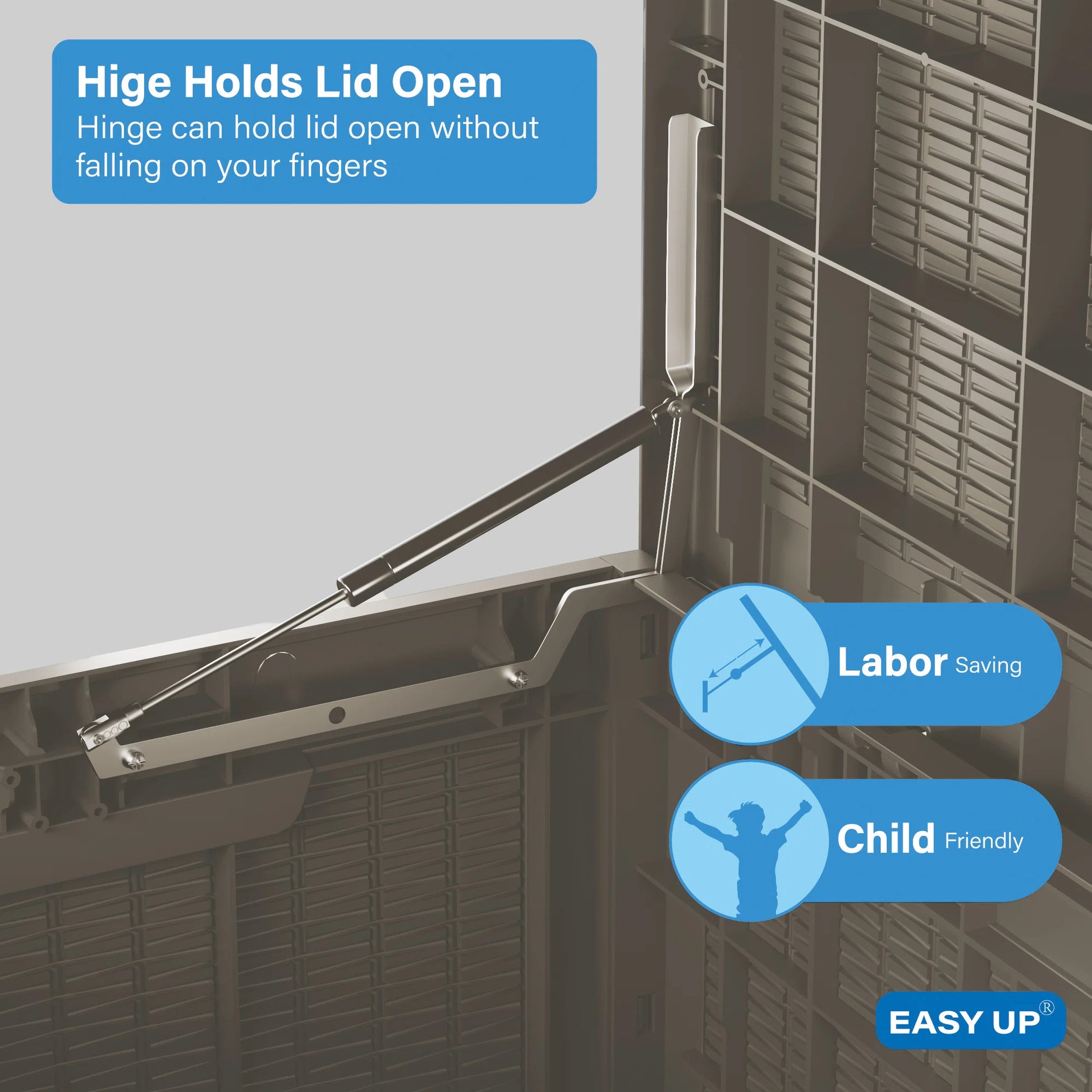 Chic Crate - 100 Gallon Water Resistant Resin Lockable Deck Box