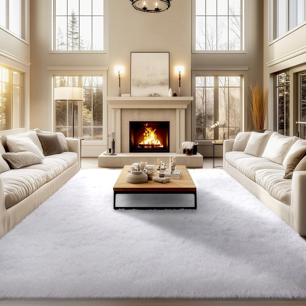 Super Soft Shaggy Rugs Fluffy Carpet, Modern Plush Area Rug for Living Room Bedroom Kids Room