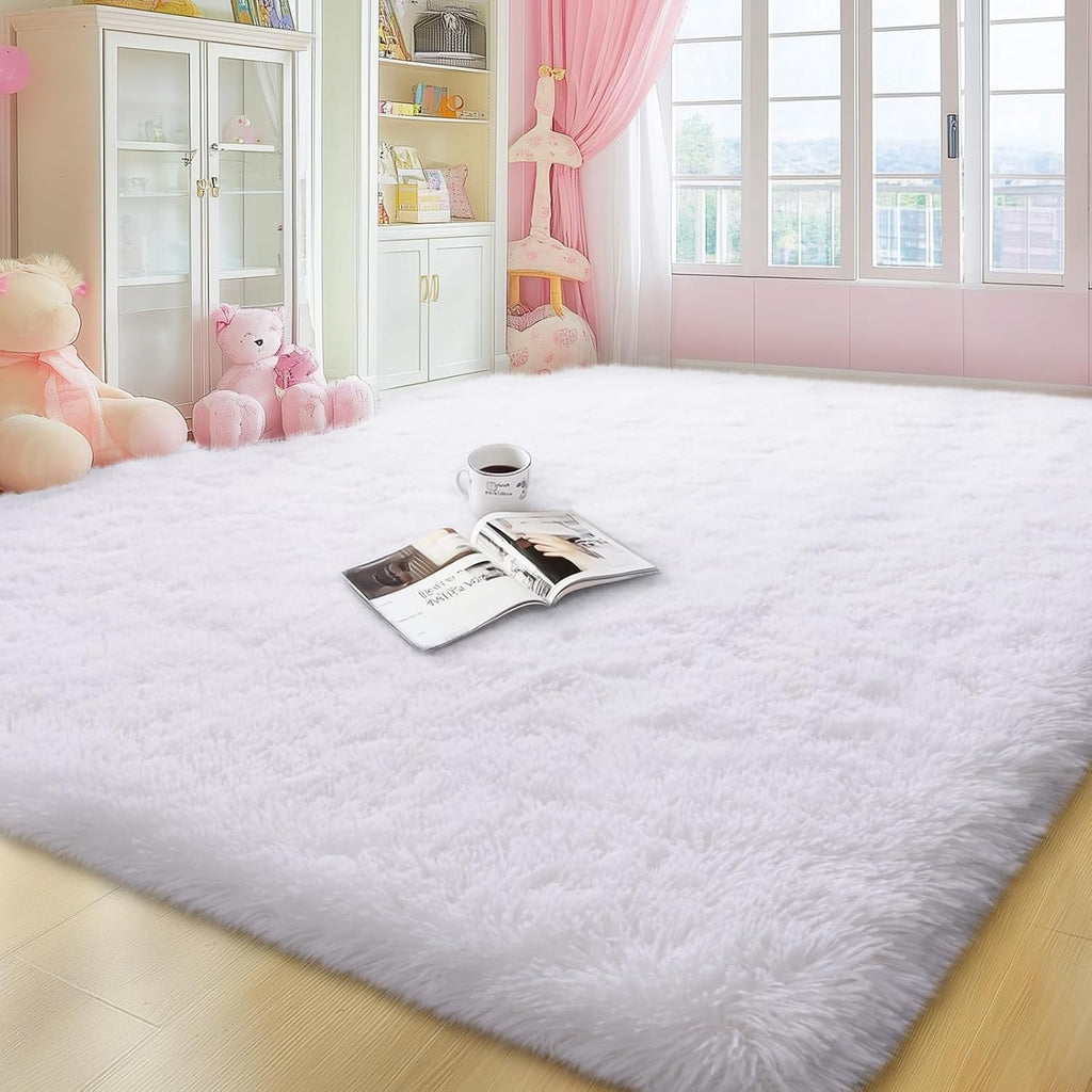 Super Soft Shaggy Rugs Fluffy Carpet, Modern Plush Area Rug for Living Room Bedroom Kids Room