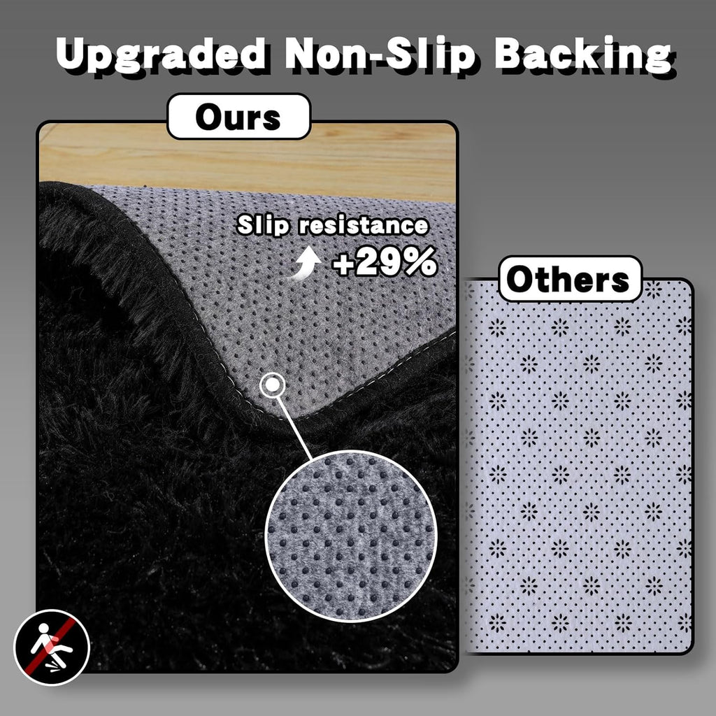 10x14ft Area Rugs for Bedroom, Fluffy Rugs for Living Room, Large Area Rug Shag Shaggy Carpet Home Decor Anti Slip