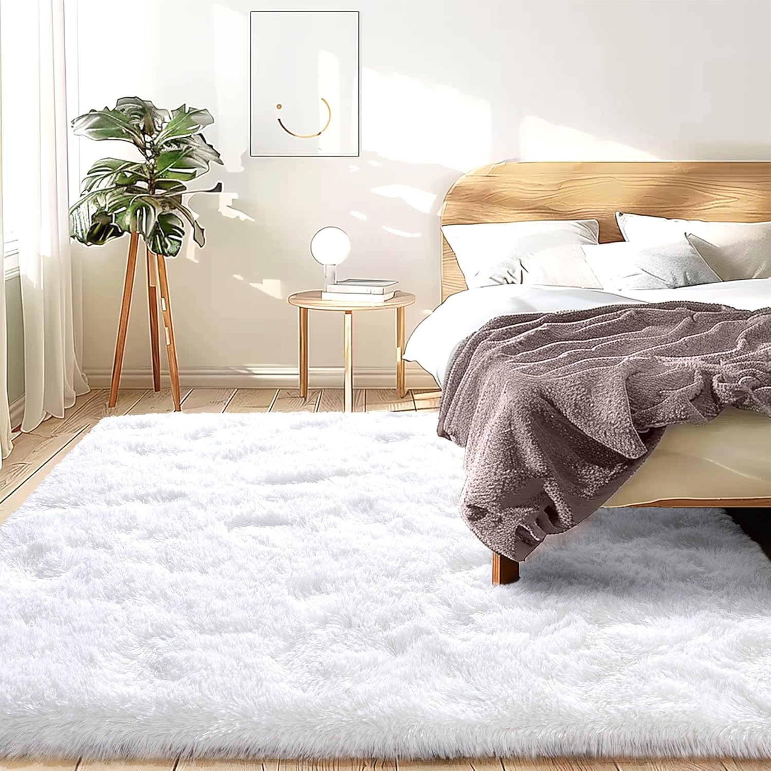 Super Soft Shaggy Rugs Fluffy Carpet, Modern Plush Area Rug for Living Room Bedroom Kids Room