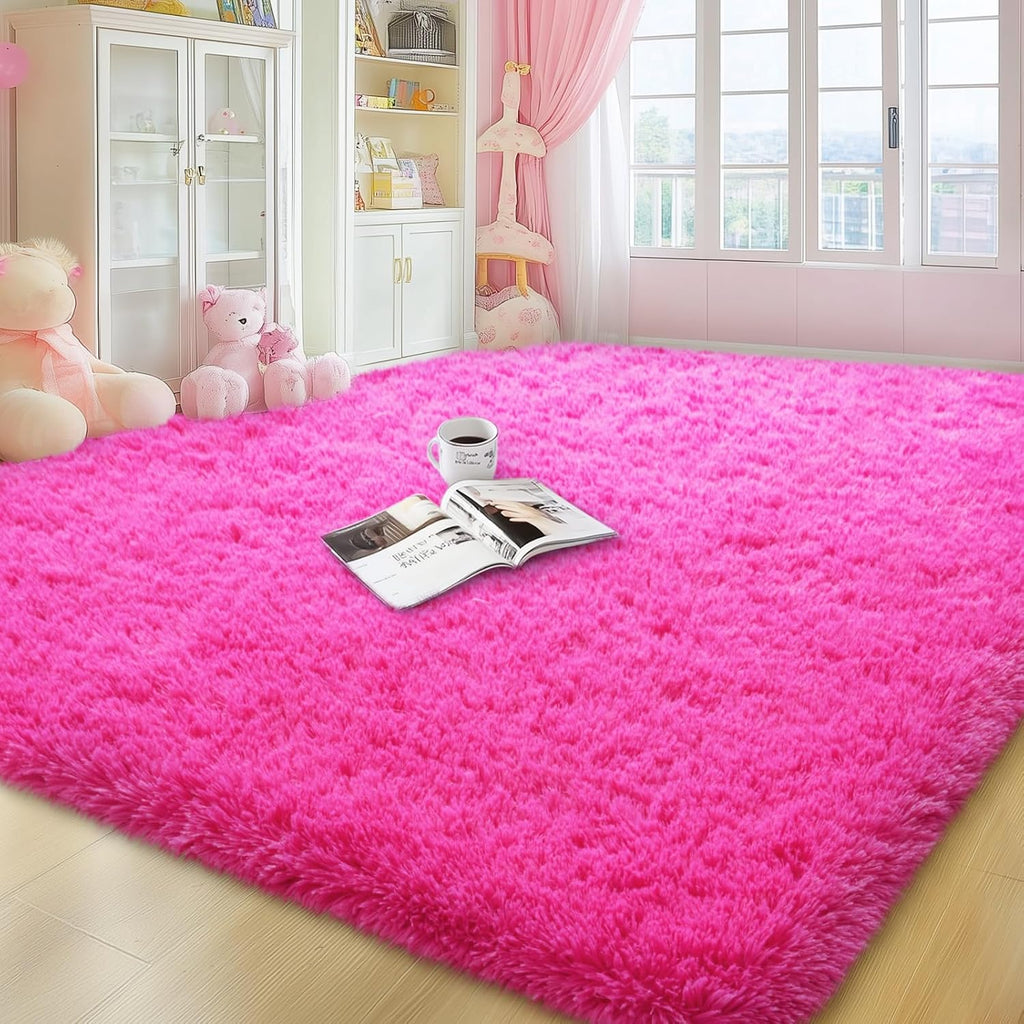 Super Soft Shaggy Rugs Fluffy Carpet, Modern Plush Area Rug for Living Room Bedroom Kids Room