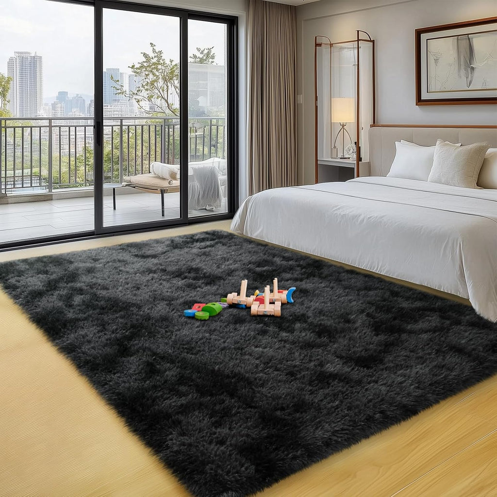 3x5 Fluffy Area Rugs for Living Room Bedroom, Soft Shag Kids Rug Small Carpet Home Decor