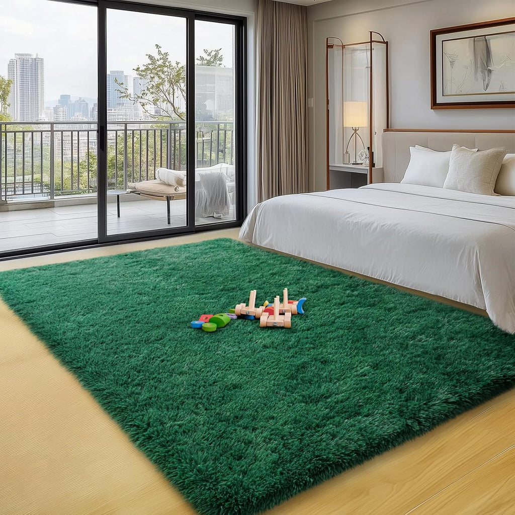 3x5 Fluffy Area Rugs for Living Room Bedroom, Soft Shag Kids Rug Small Carpet Home Decor