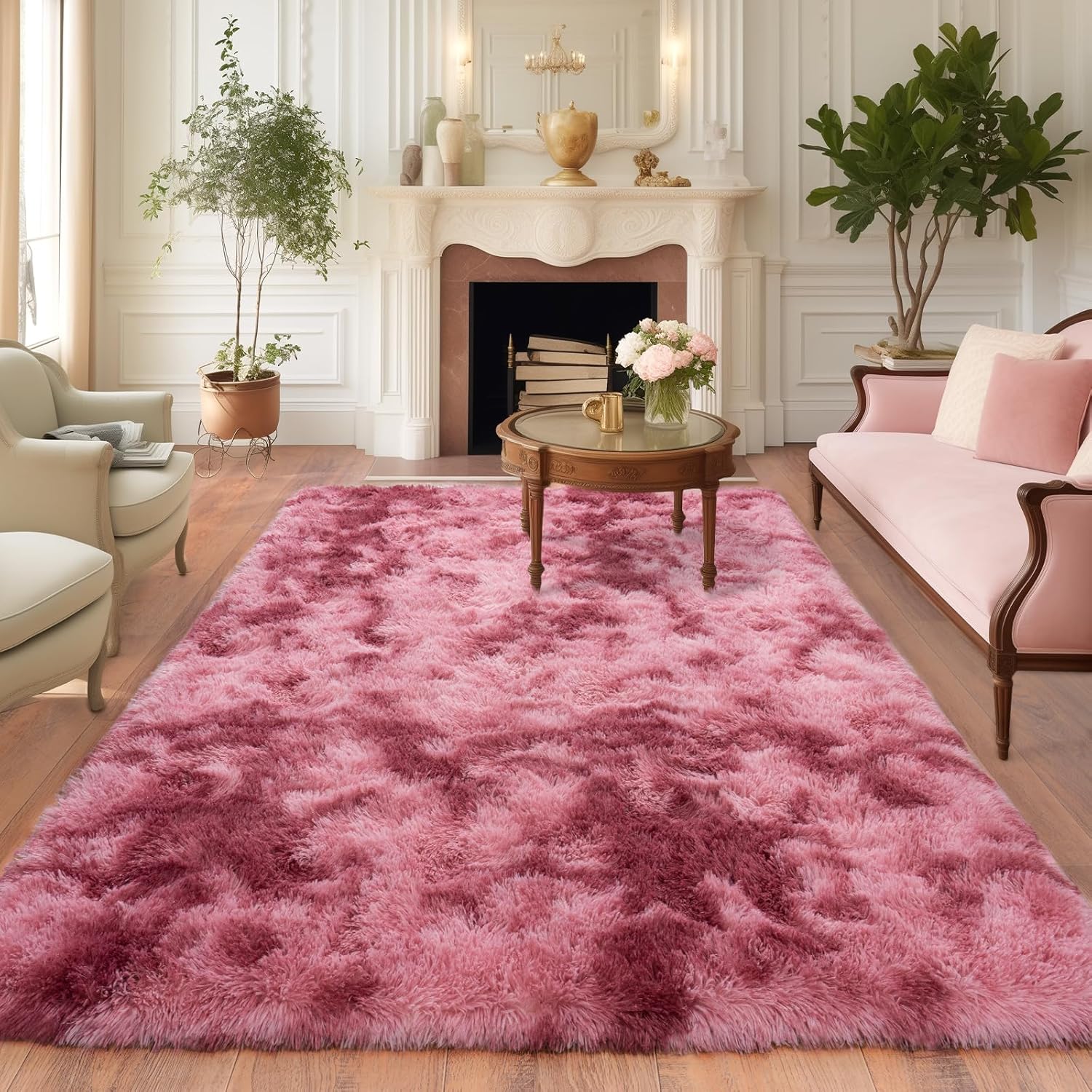 Super Soft Shaggy Rugs Fluffy Carpet, Modern Plush Area Rug for Living Room Bedroom Kids Room