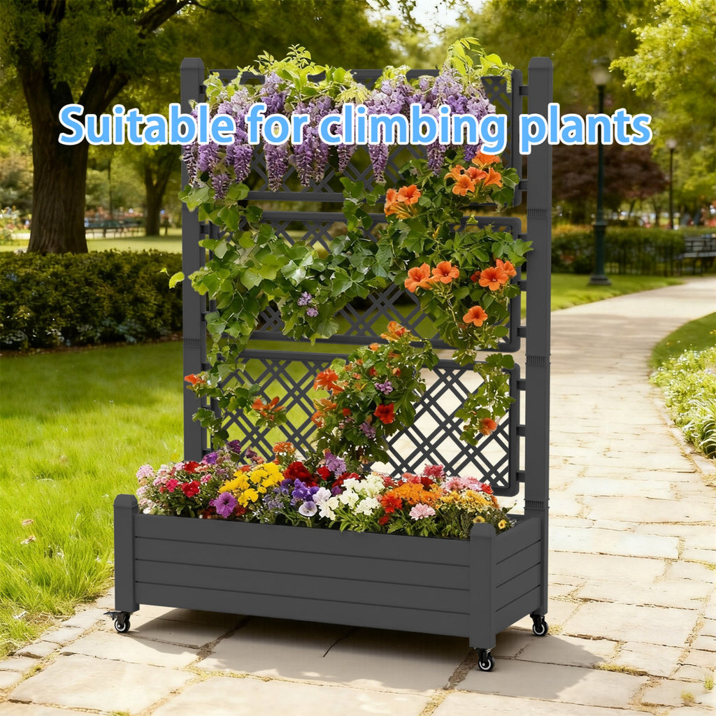 Garden Bed, Outdoor Planter Box for Vegetables, Flowers & Herbs, Raised Planter Multiple Sizes